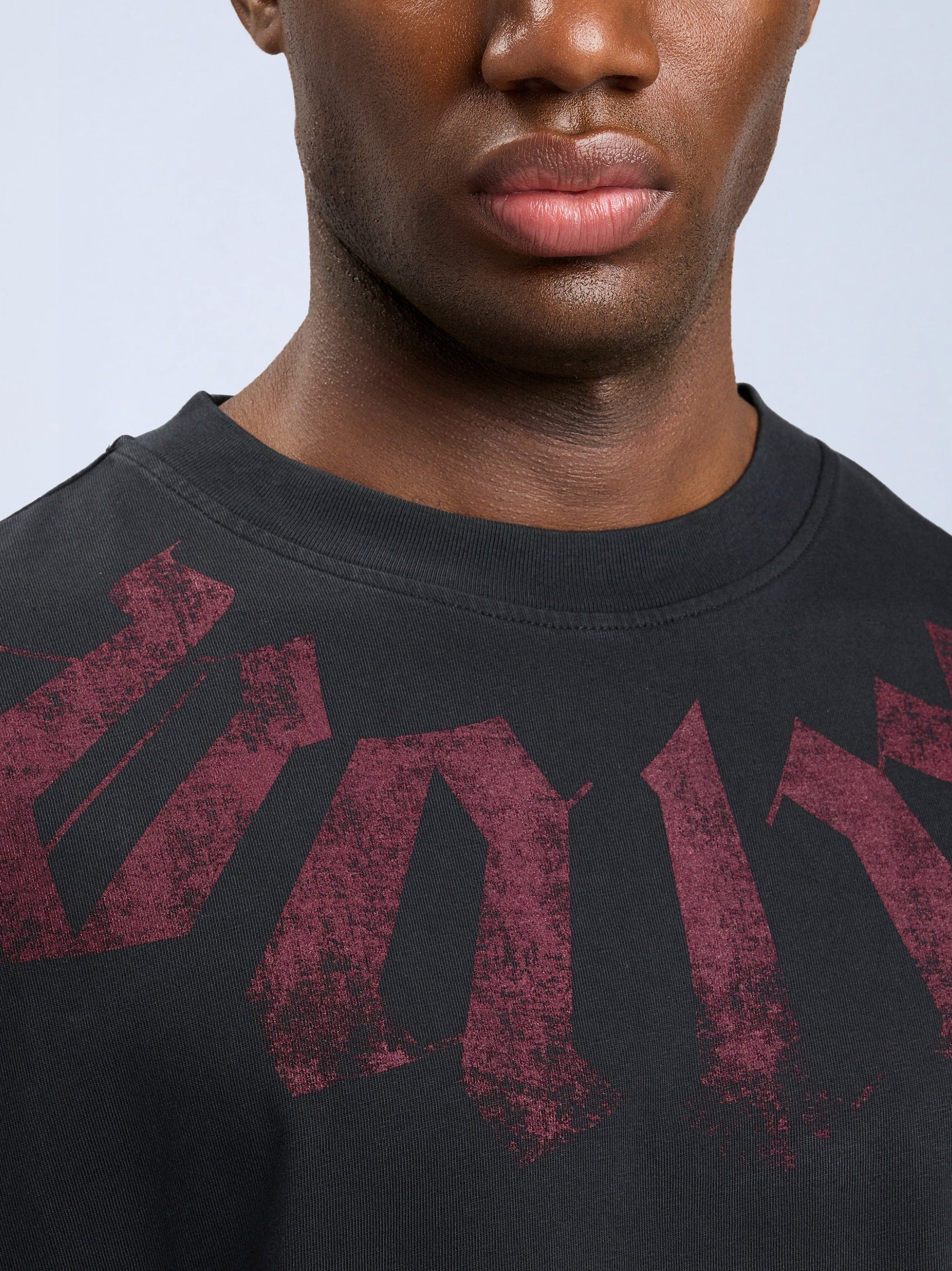 Big Neck Logo Loose T-Shirt
