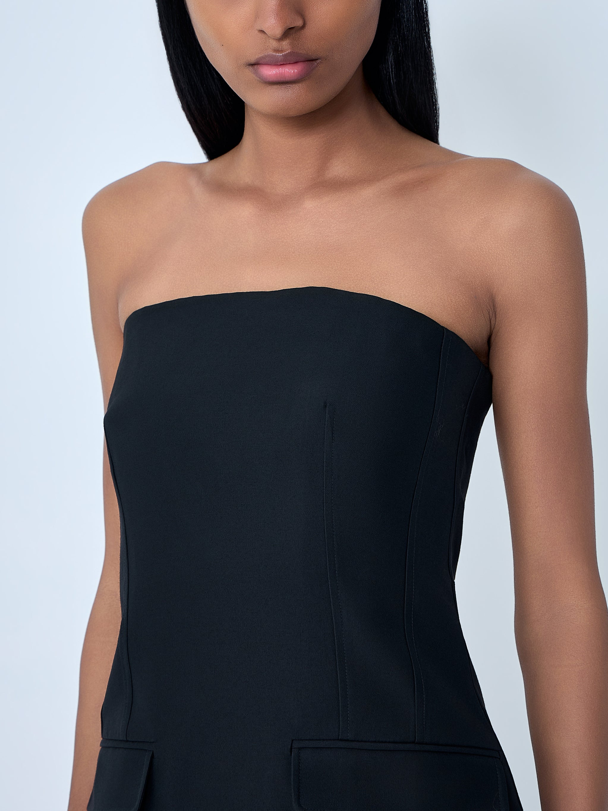 Crepe Pocket Top