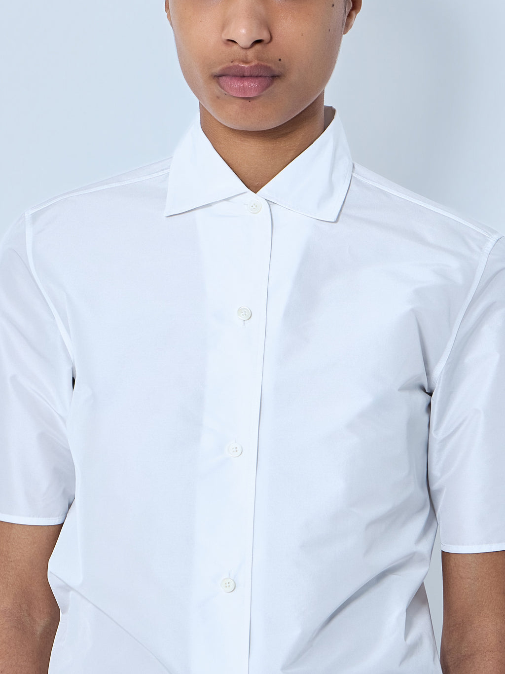 Short Sleeve Cotton Poplin Shirt