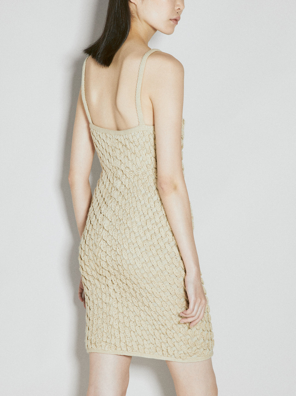 Sleeveless Cereal Knit Dress