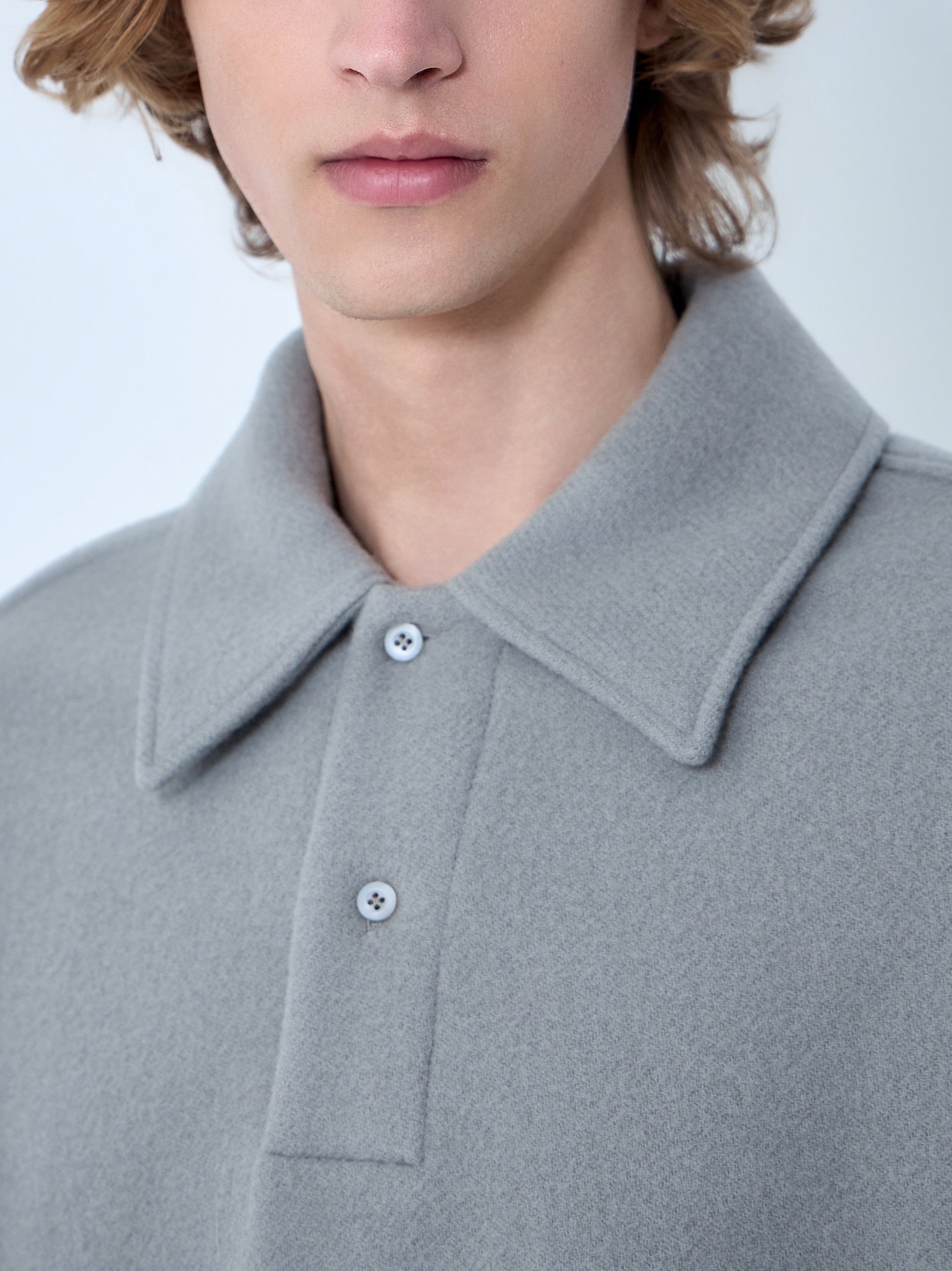 Oversized Polo Knit Jumper