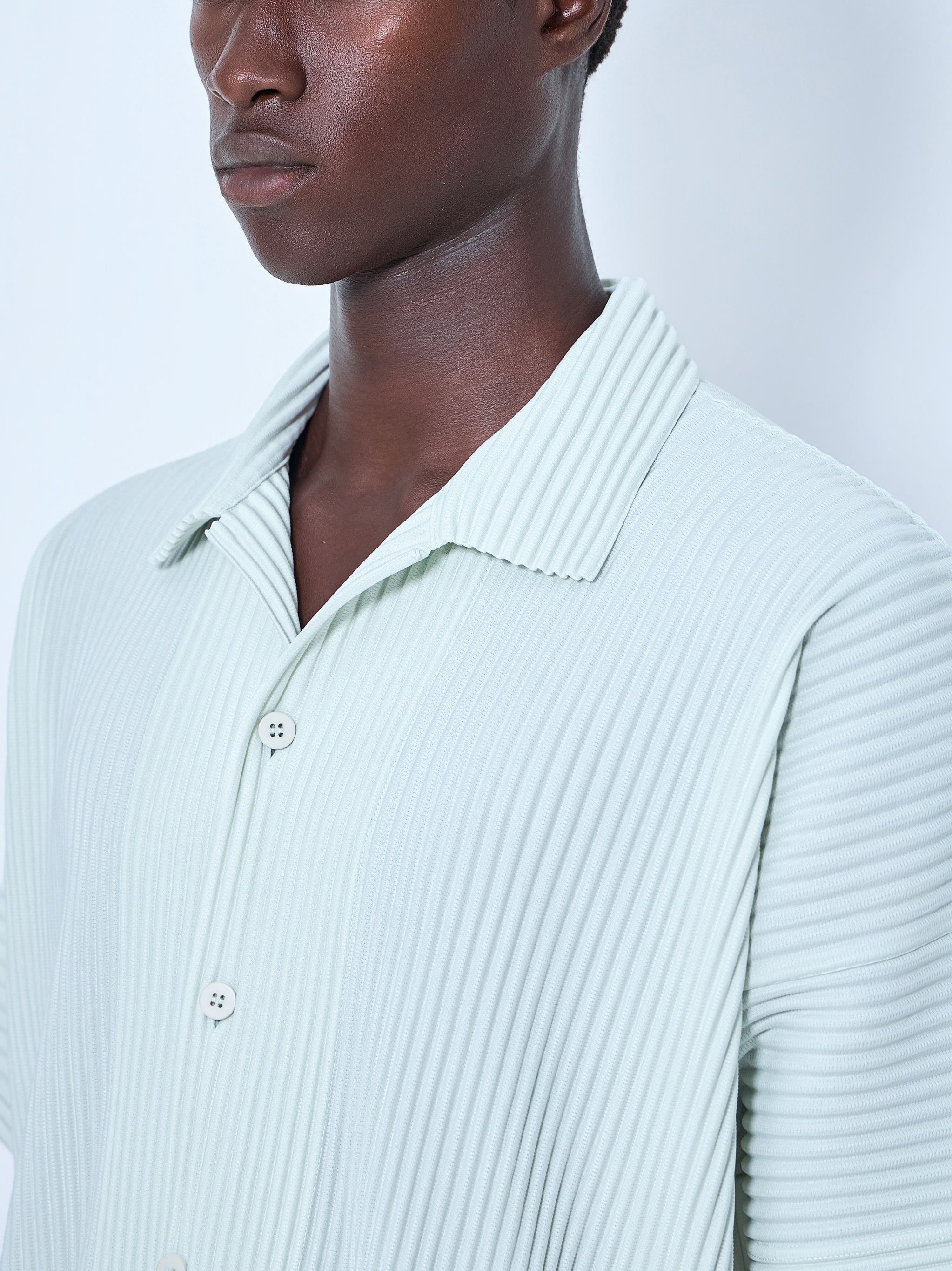 Pleat Short Sleeve Shirt