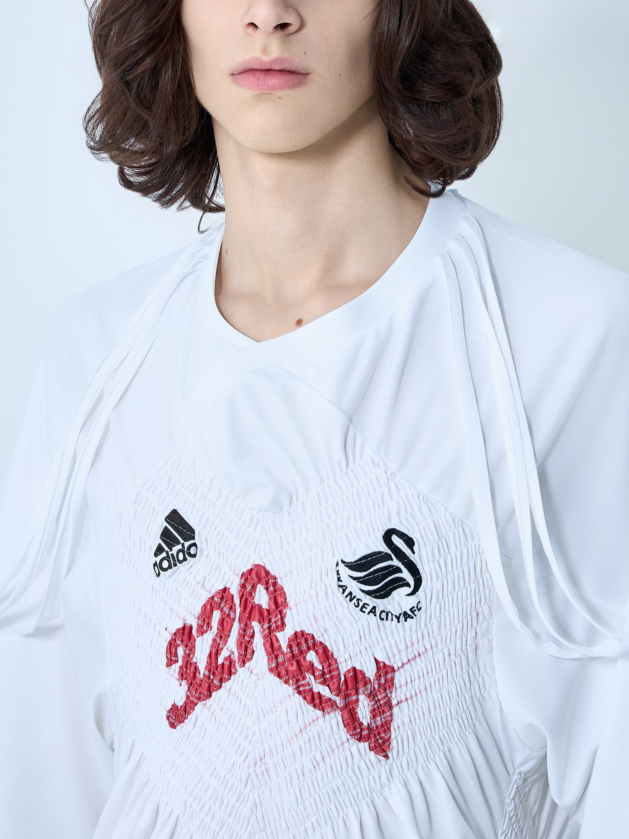 Shirred Football T-Shirt
