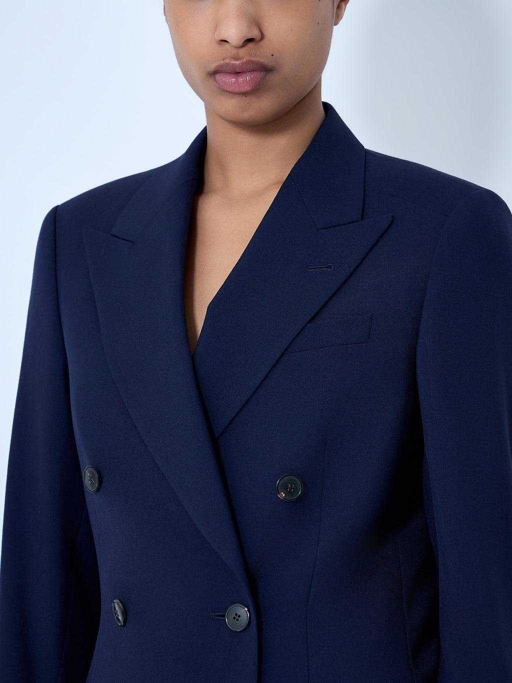 Double-Breasted Wool Blazer