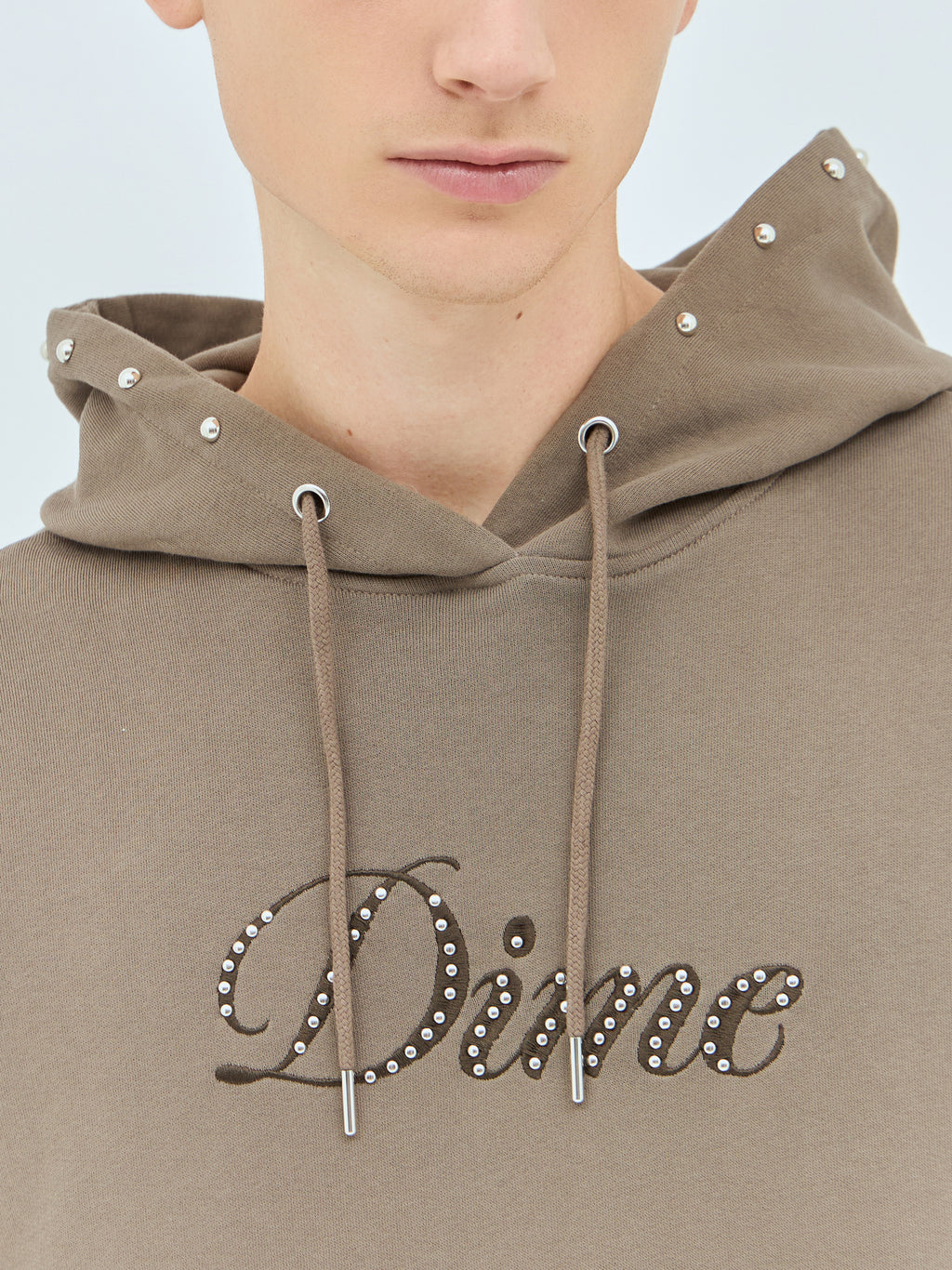 Cursive French Hooded Sweatshirt
