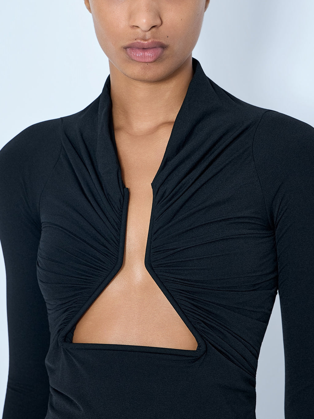 Jersey LS Prong Top