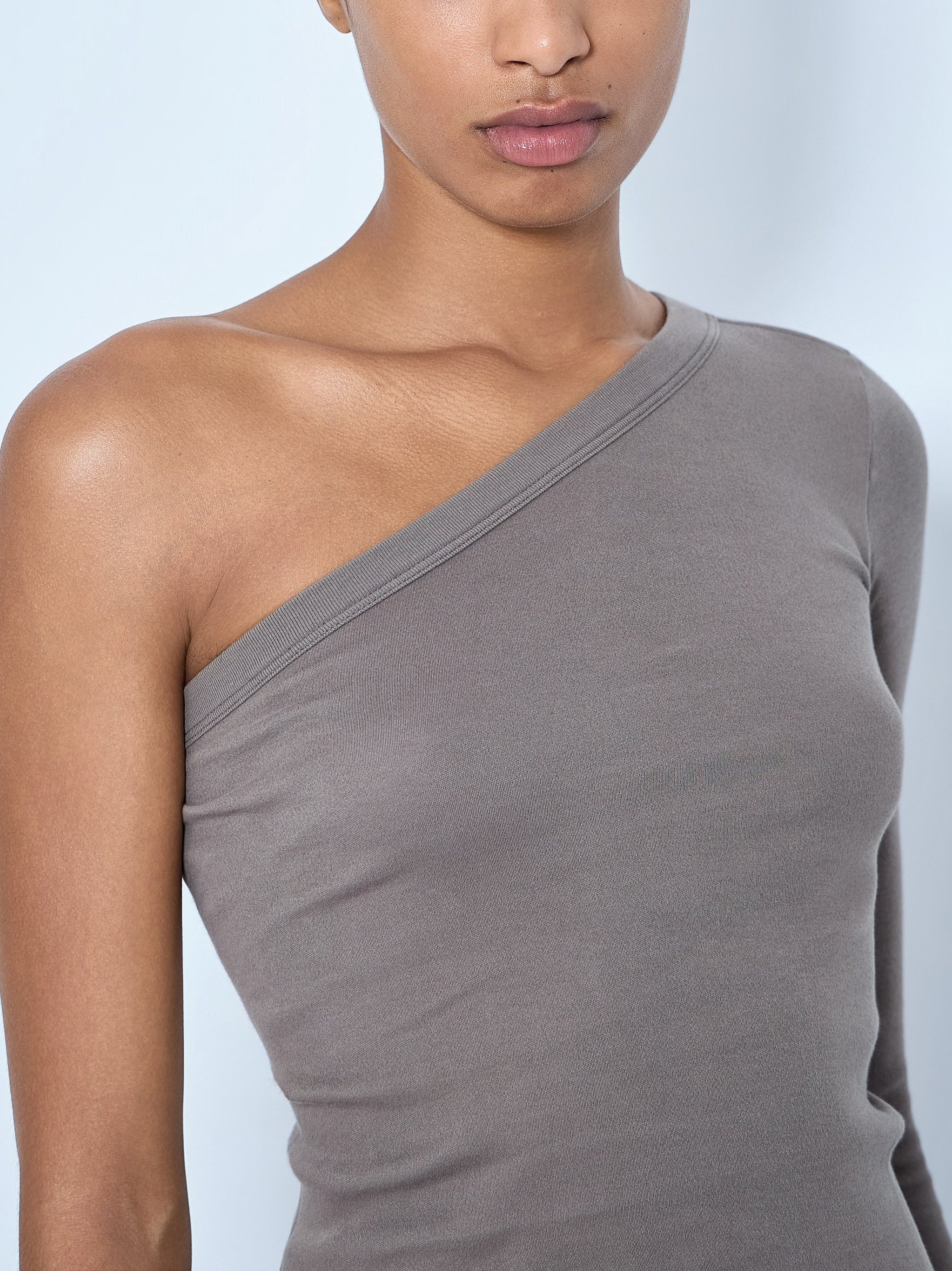 Asymmetric Long-Sleeve Top