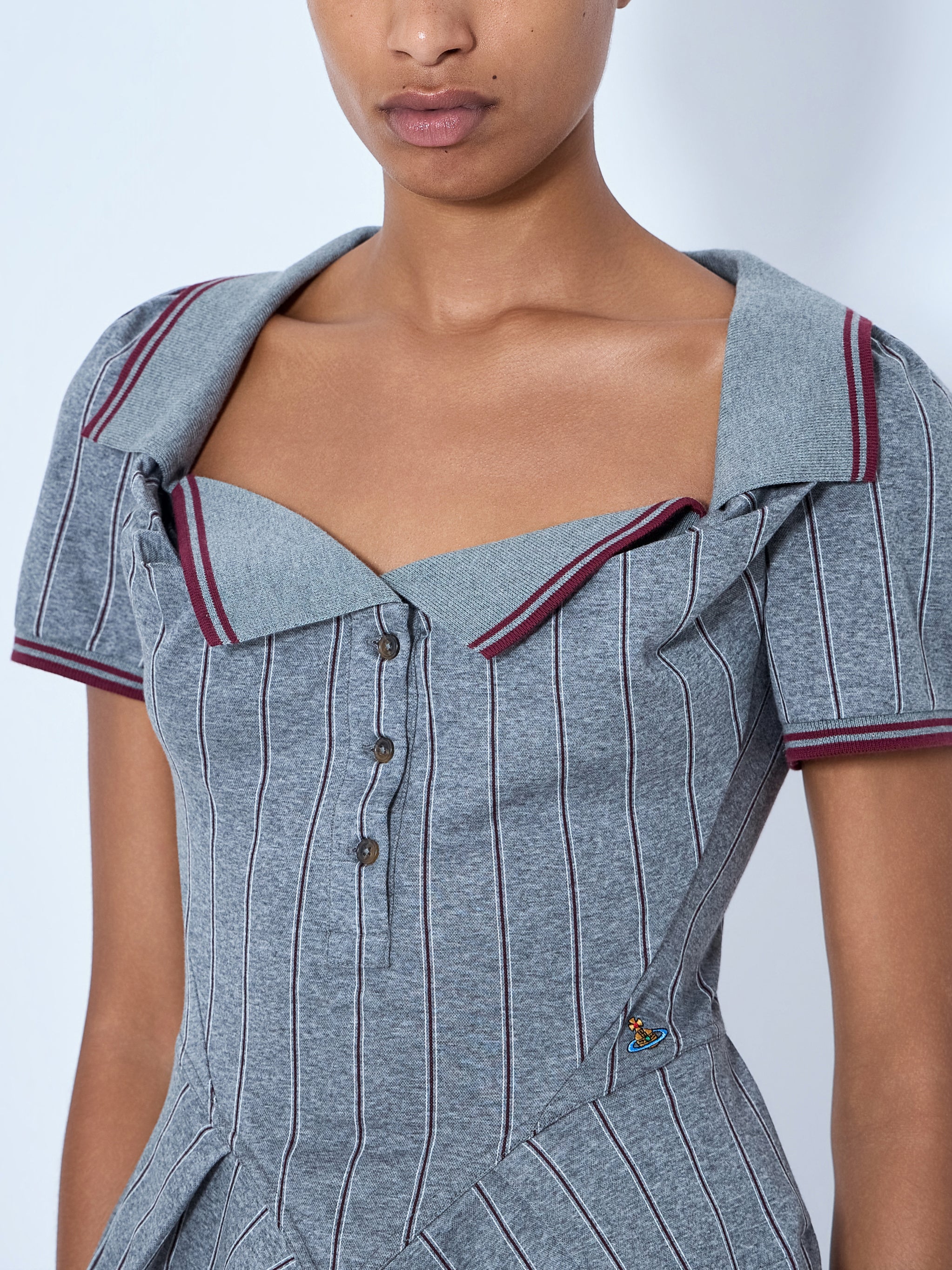 Monday Striped Cotton Polo Shirt