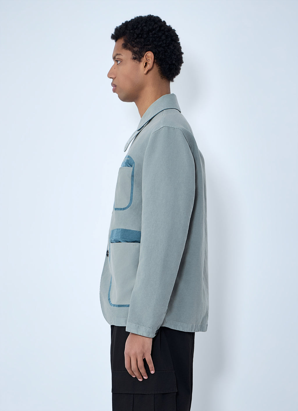 Contrast Pocket Work Jacket