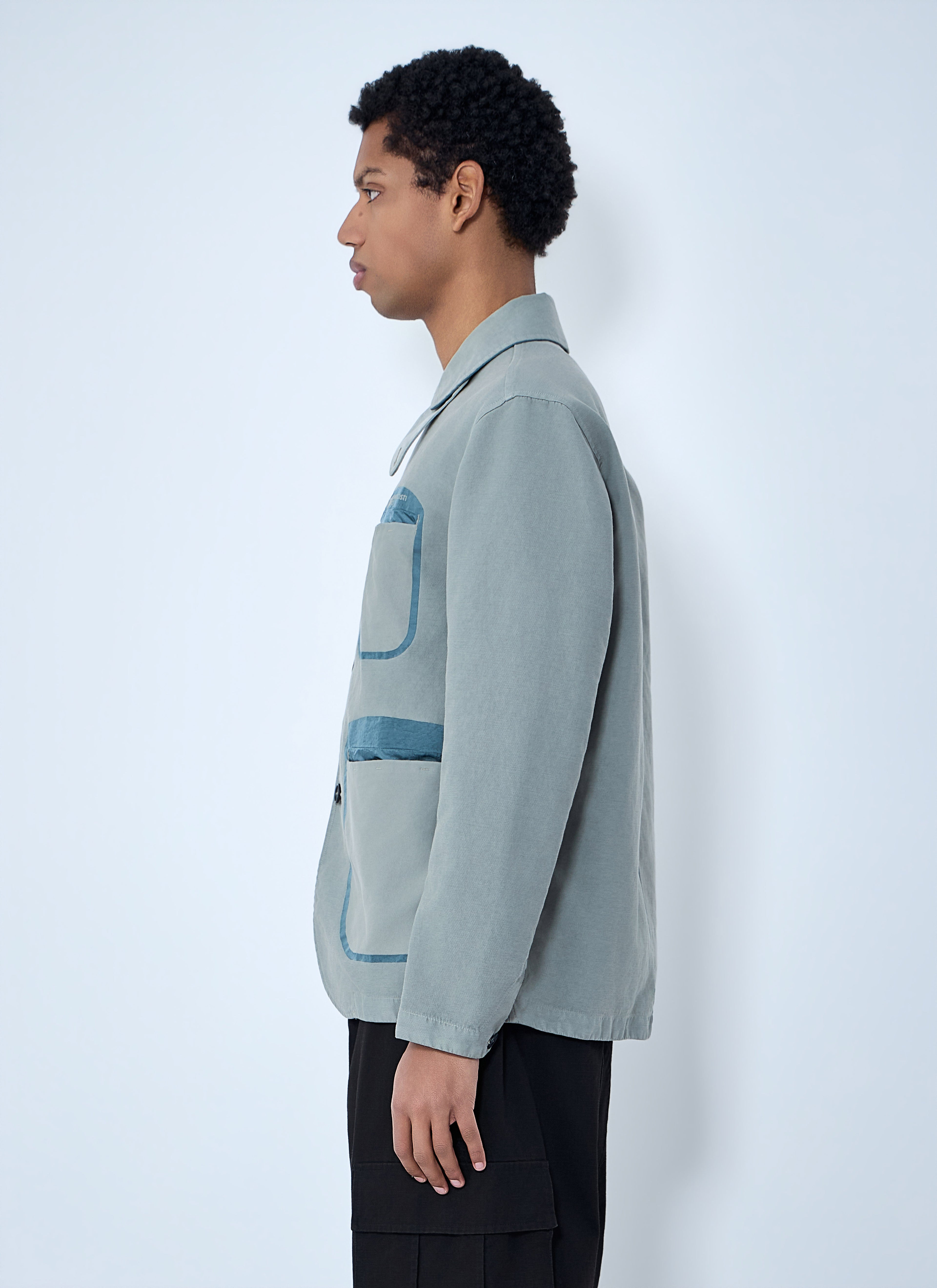 Contrast Pocket Work Jacket