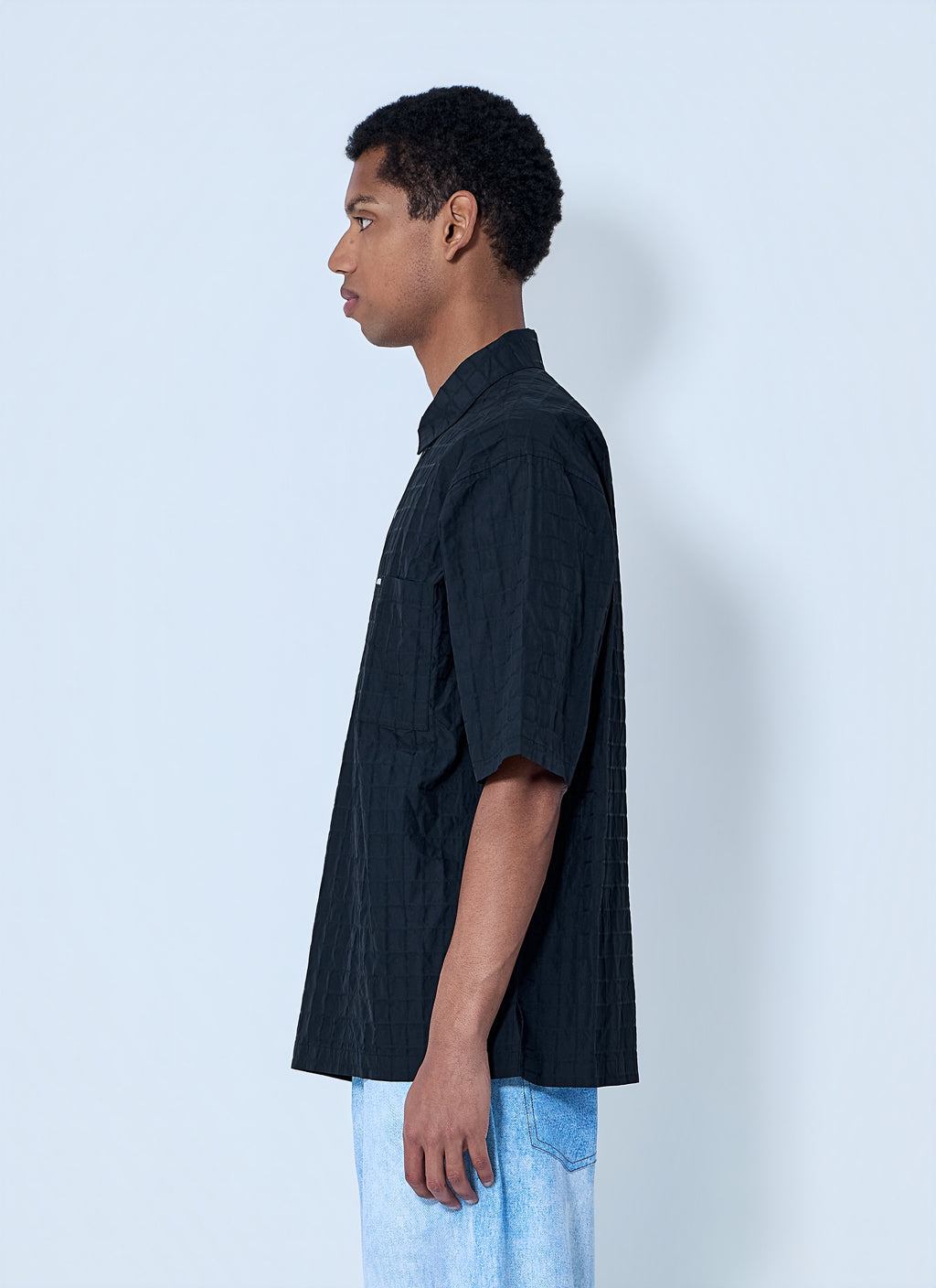 Textured Cotton Overshirt