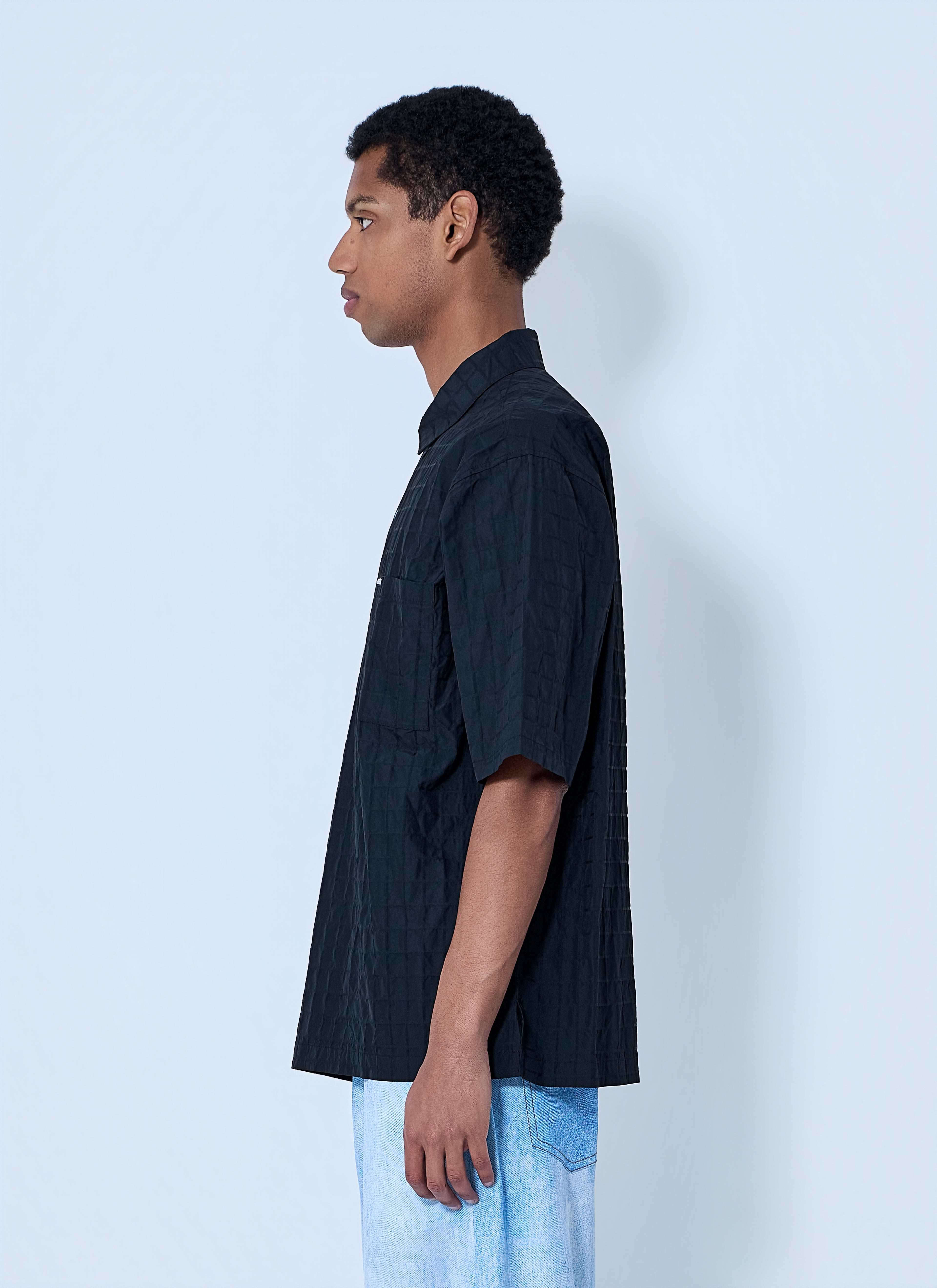 Textured Cotton Overshirt