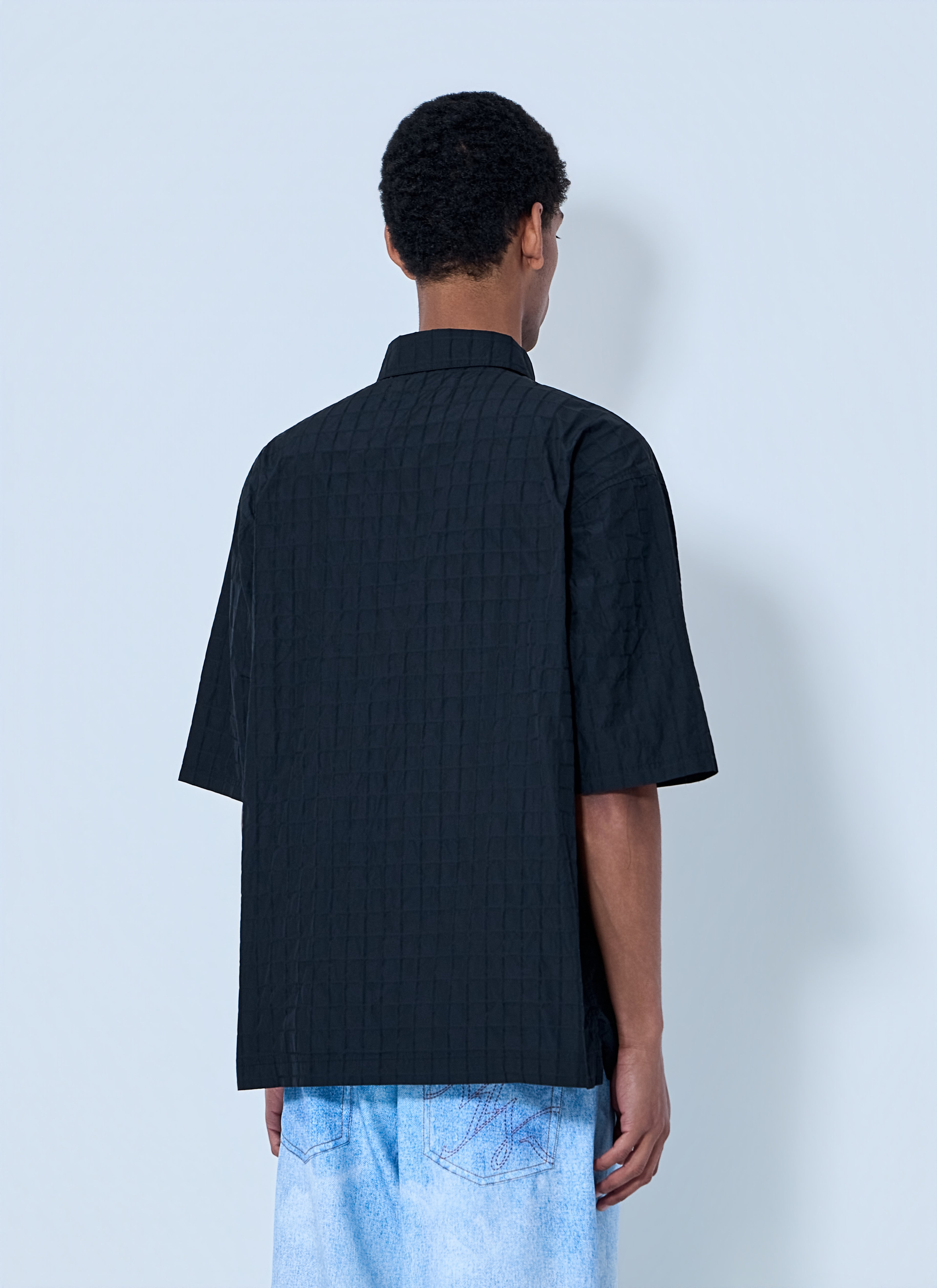 Textured Cotton Overshirt