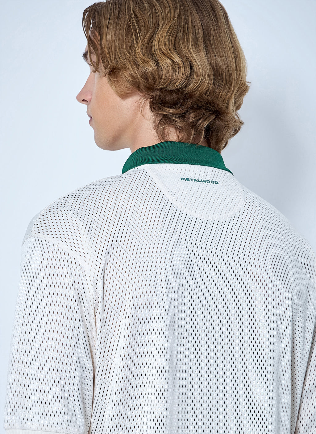 Quarter Zip Jersey Polo Shirt