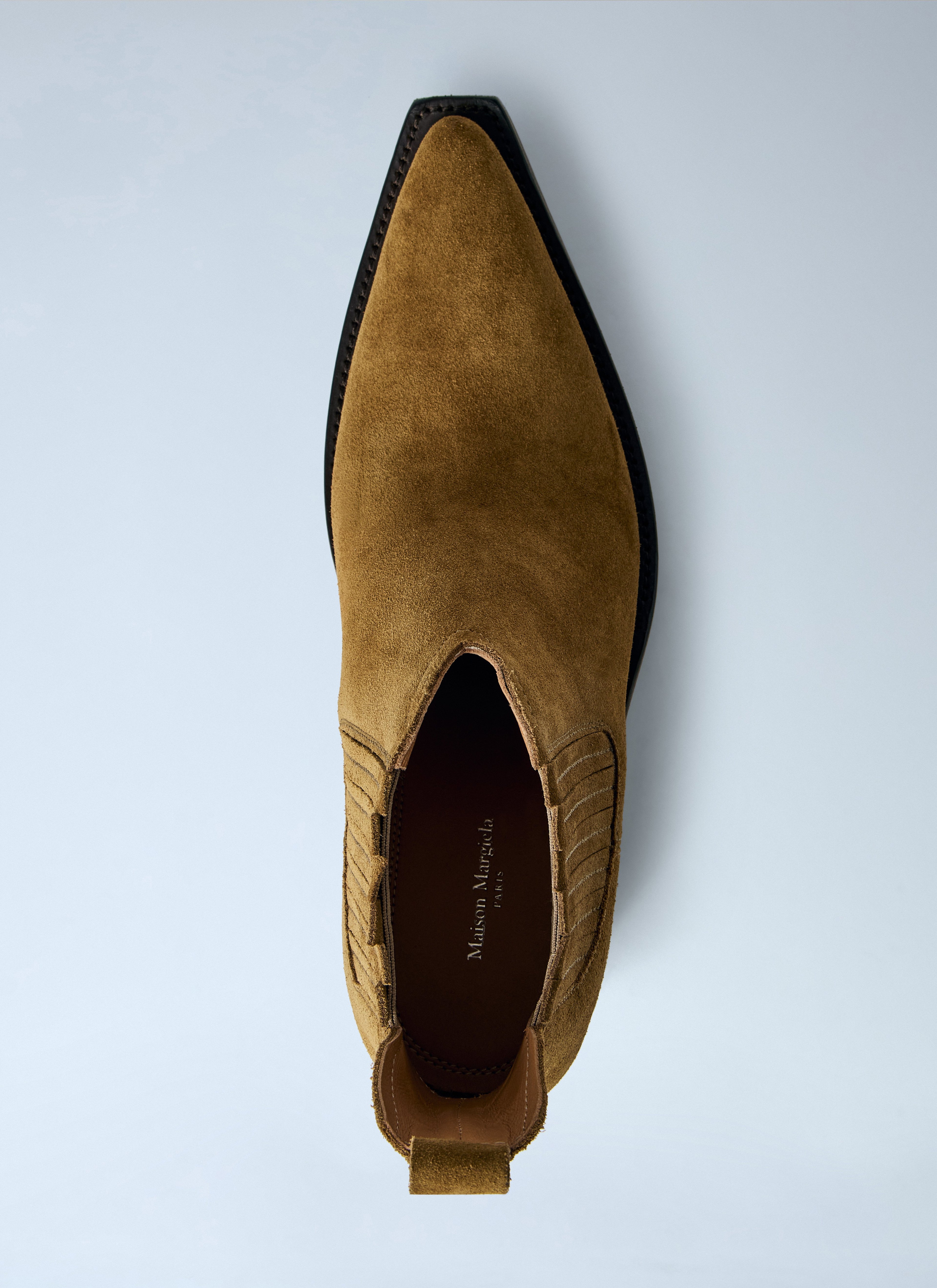Heel-Less Western Chelsea Boots 