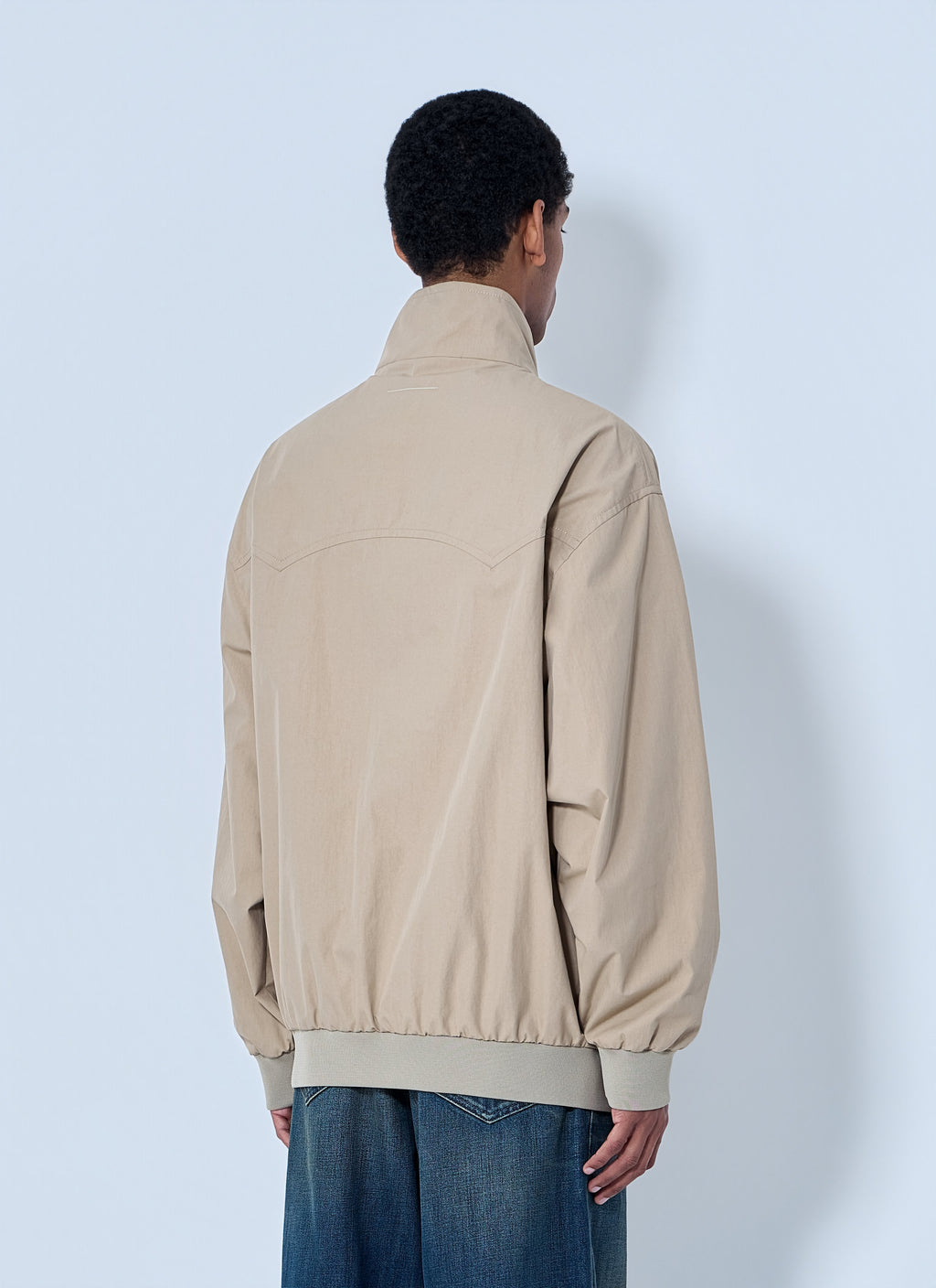 High-Neck Zip Jacket