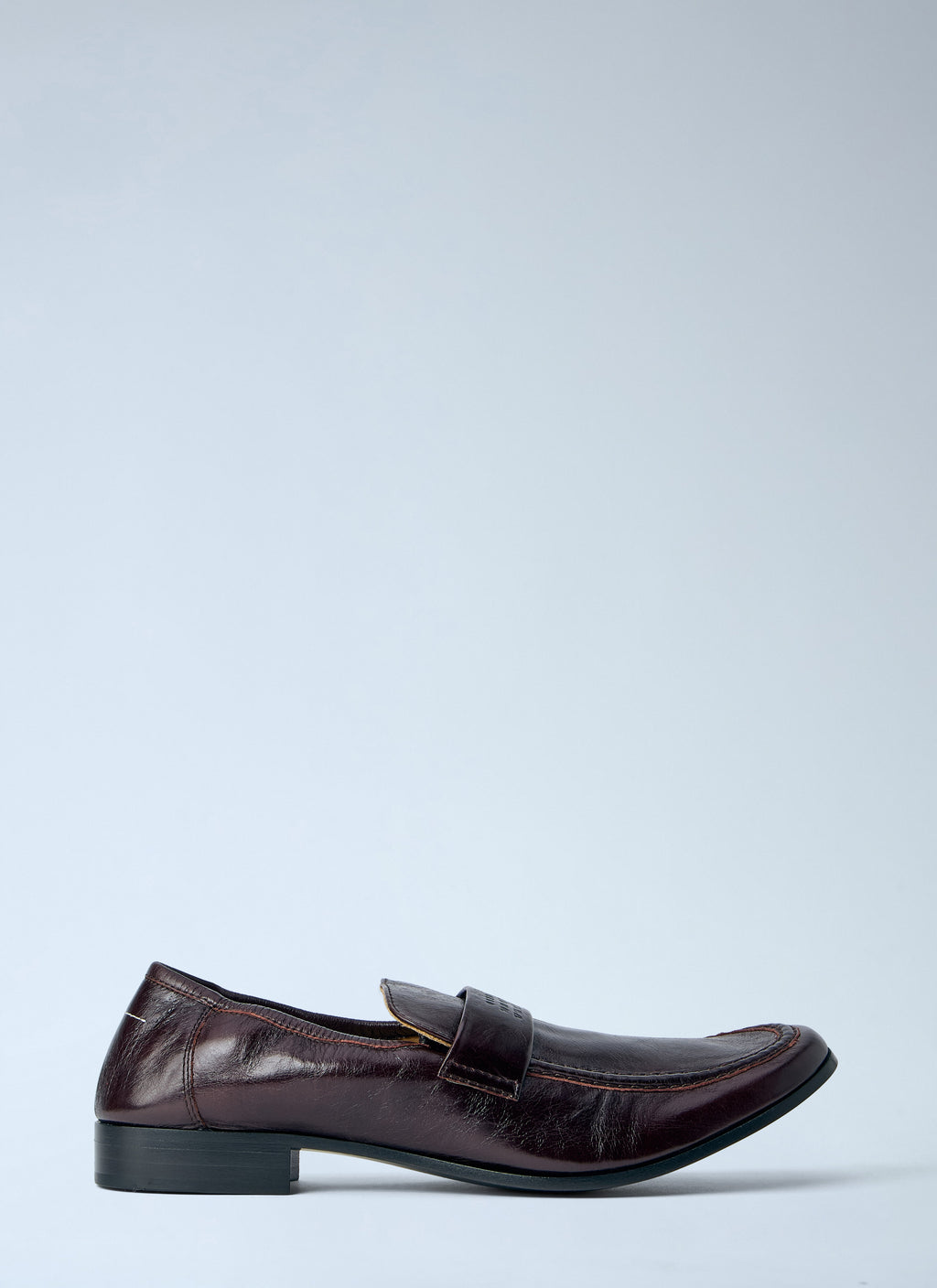 Brushed Leather Loafers