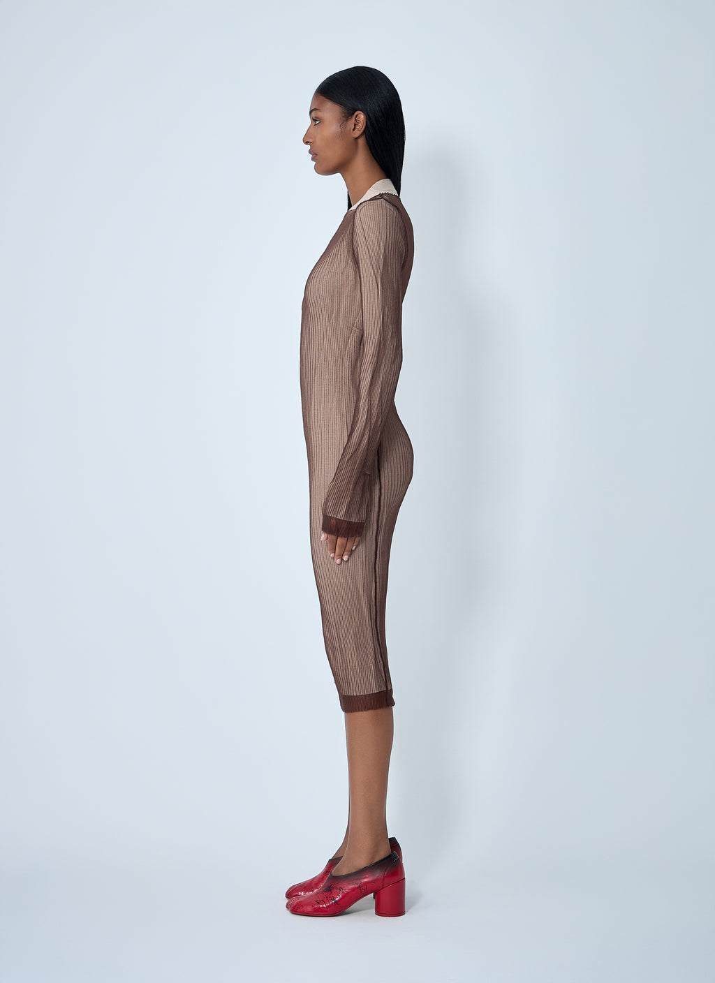 Layered Cardigan Dress