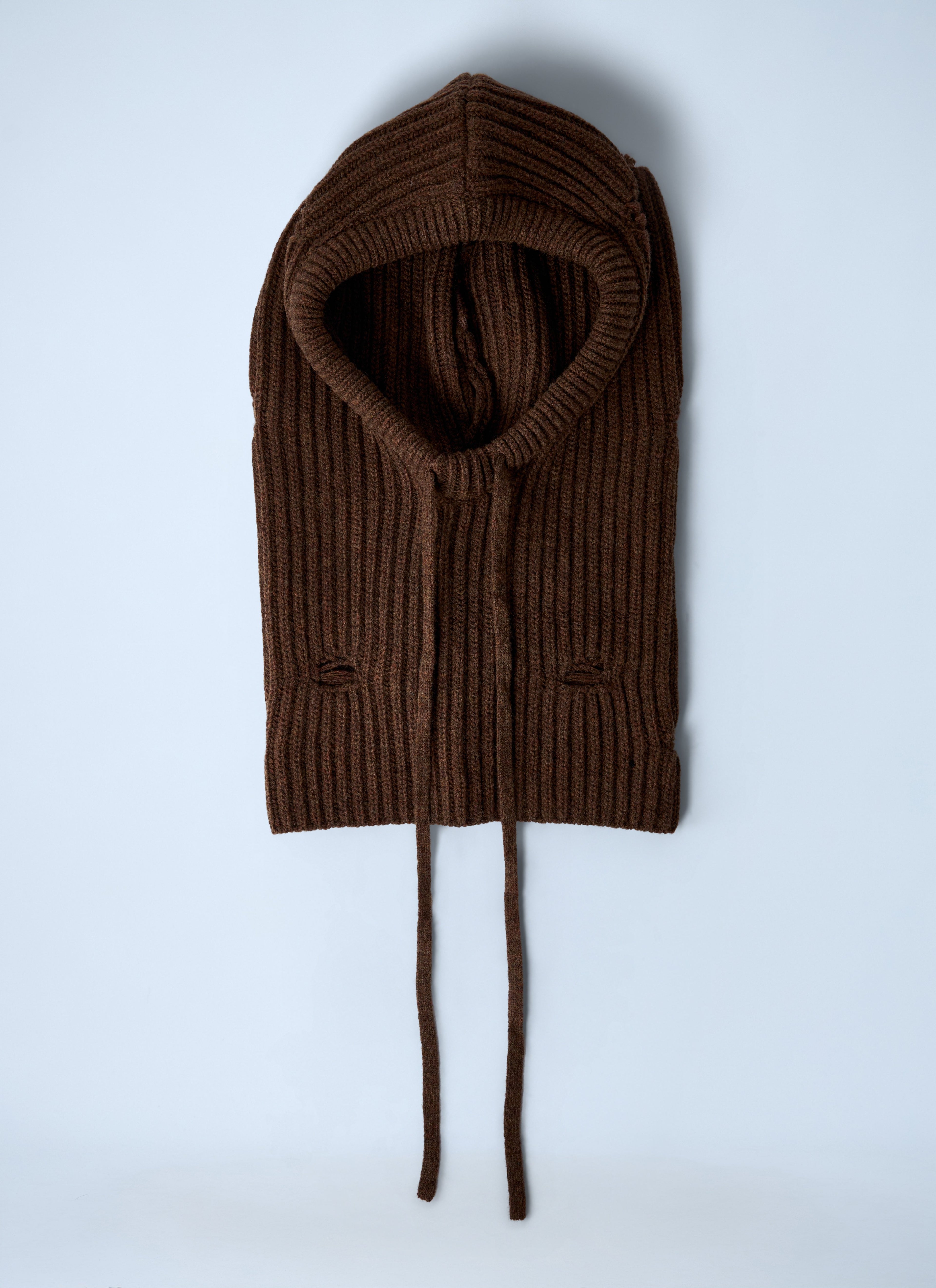 Logo Motif Knitted Balaclava