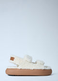 MB Shearling Sandals