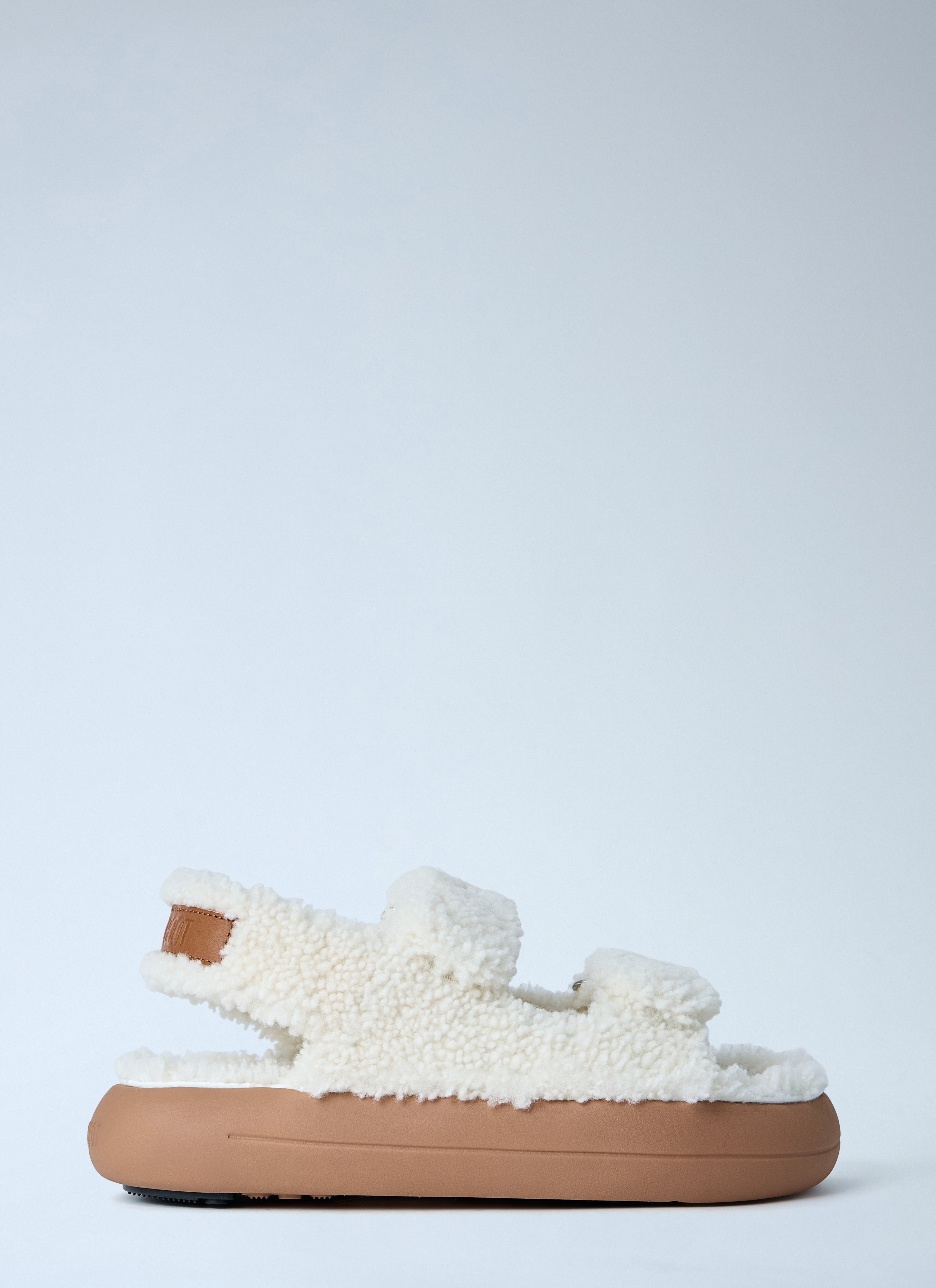 MB Shearling Sandals