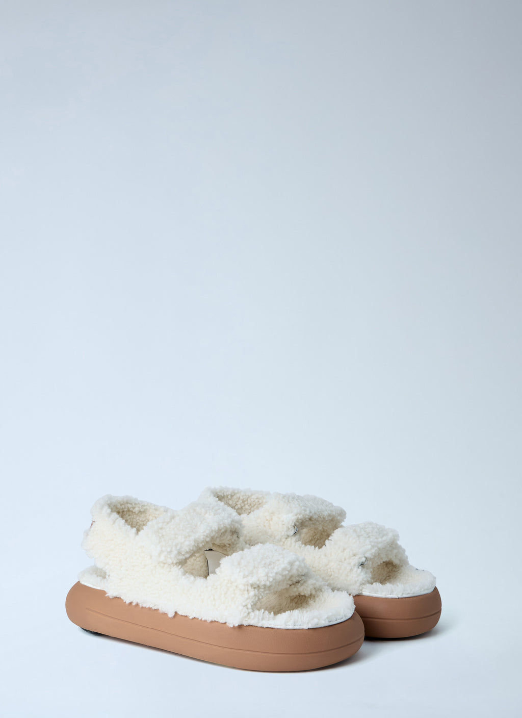 MB Shearling Sandals