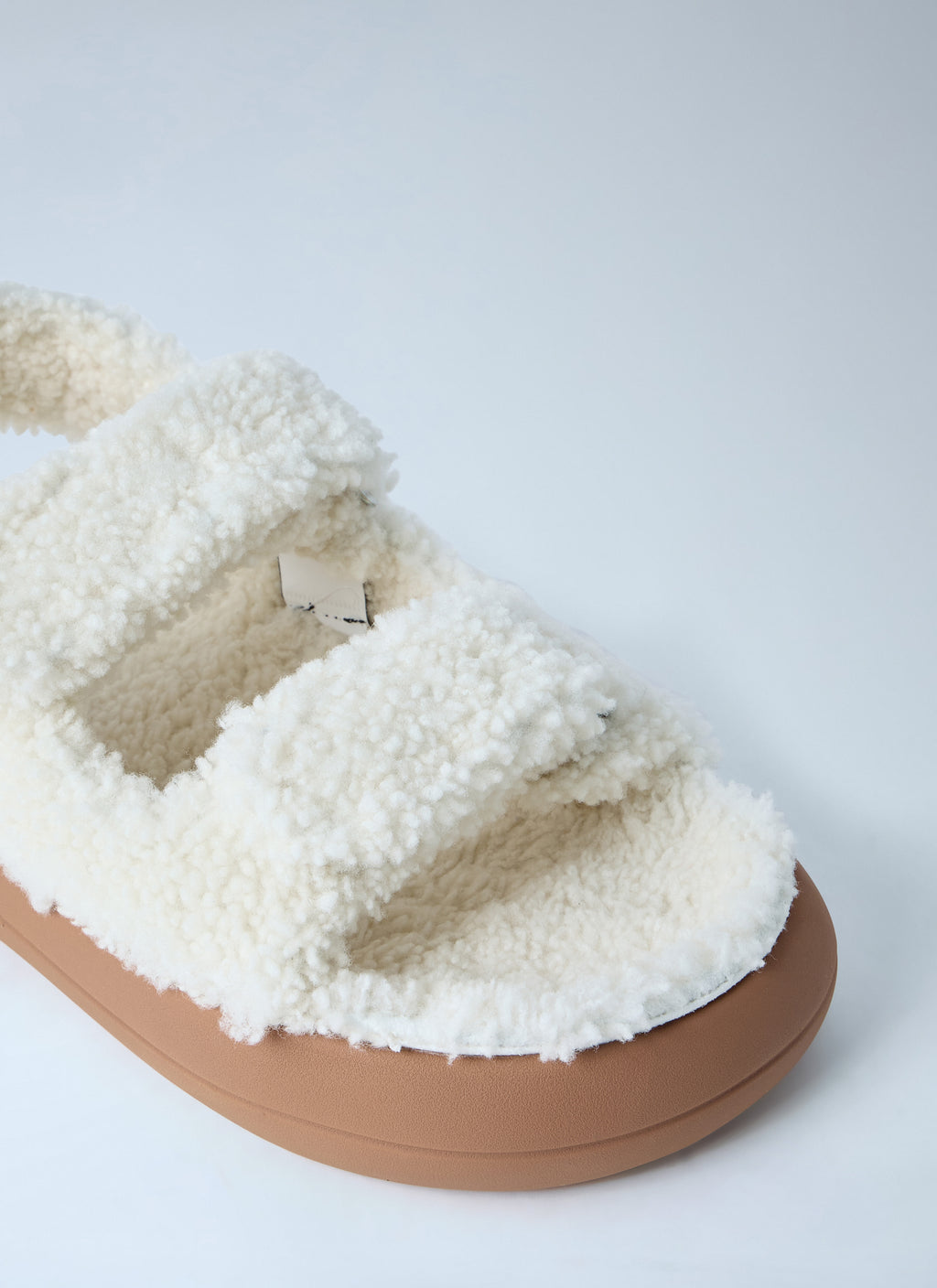 MB Shearling Sandals
