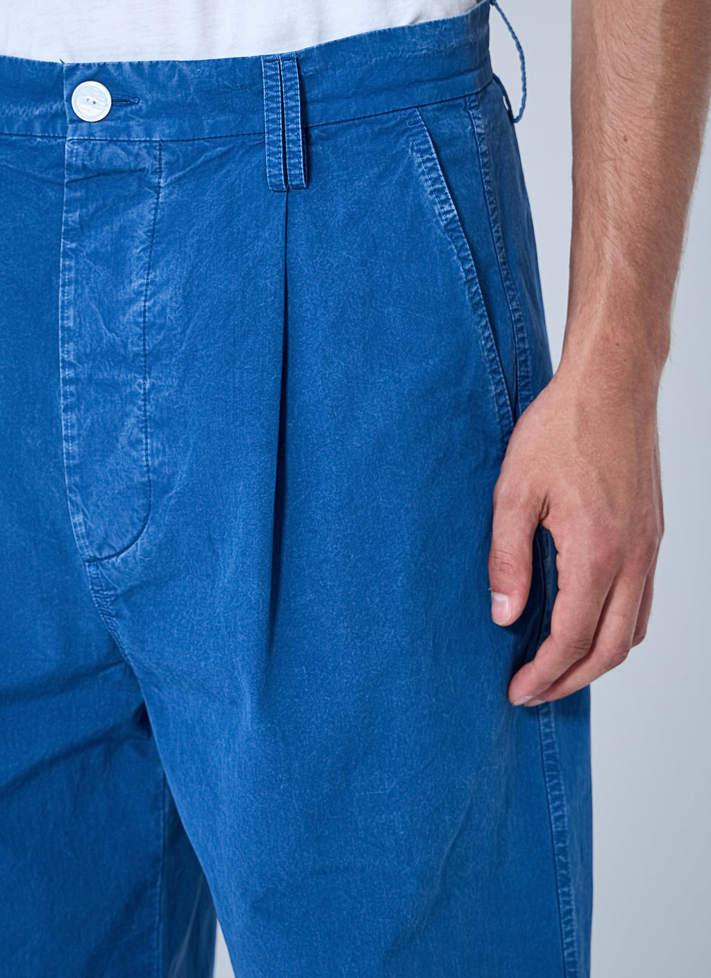 Pleated Wide-Leg Trousers