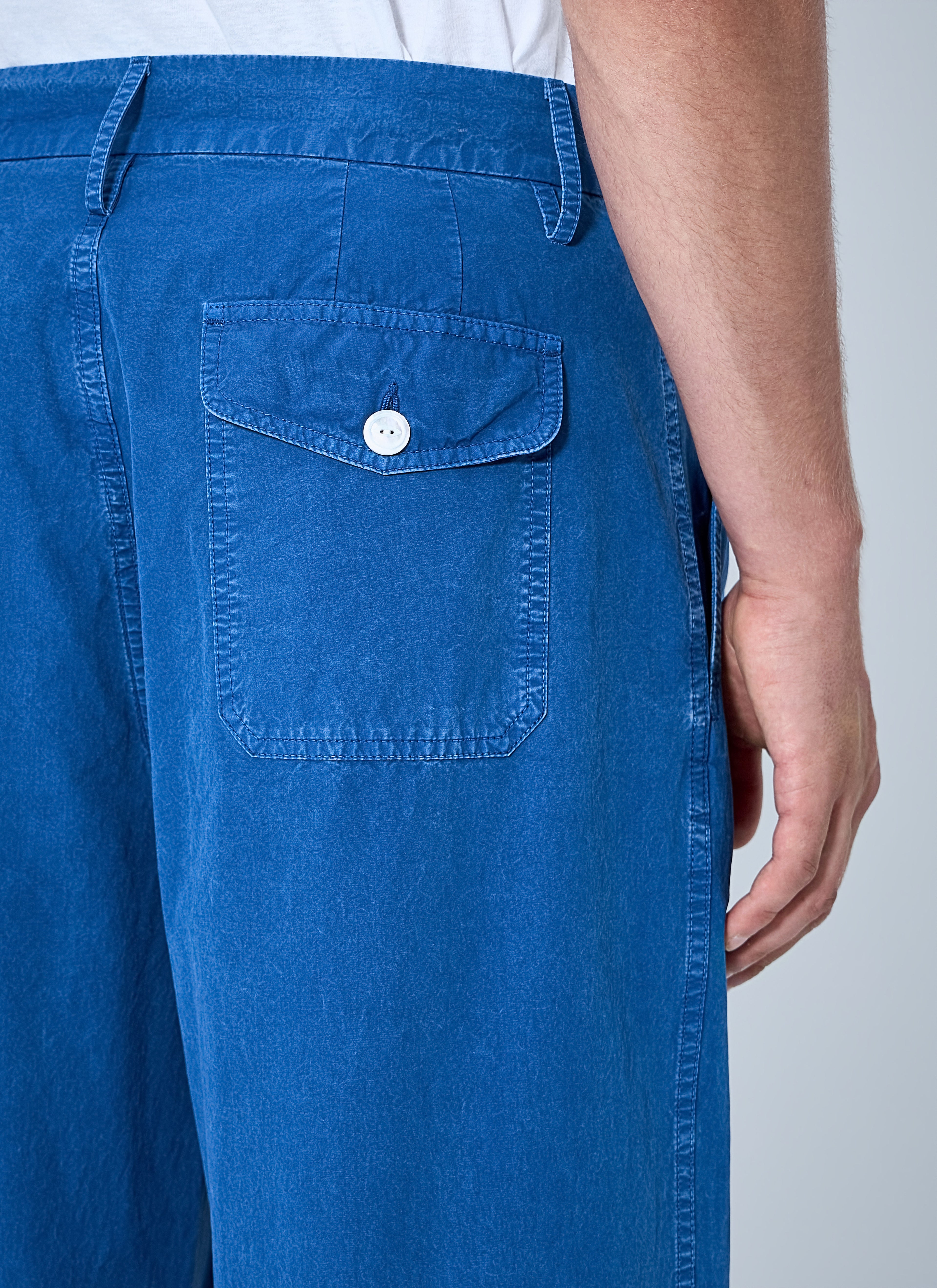 Pleated Wide-Leg Trousers