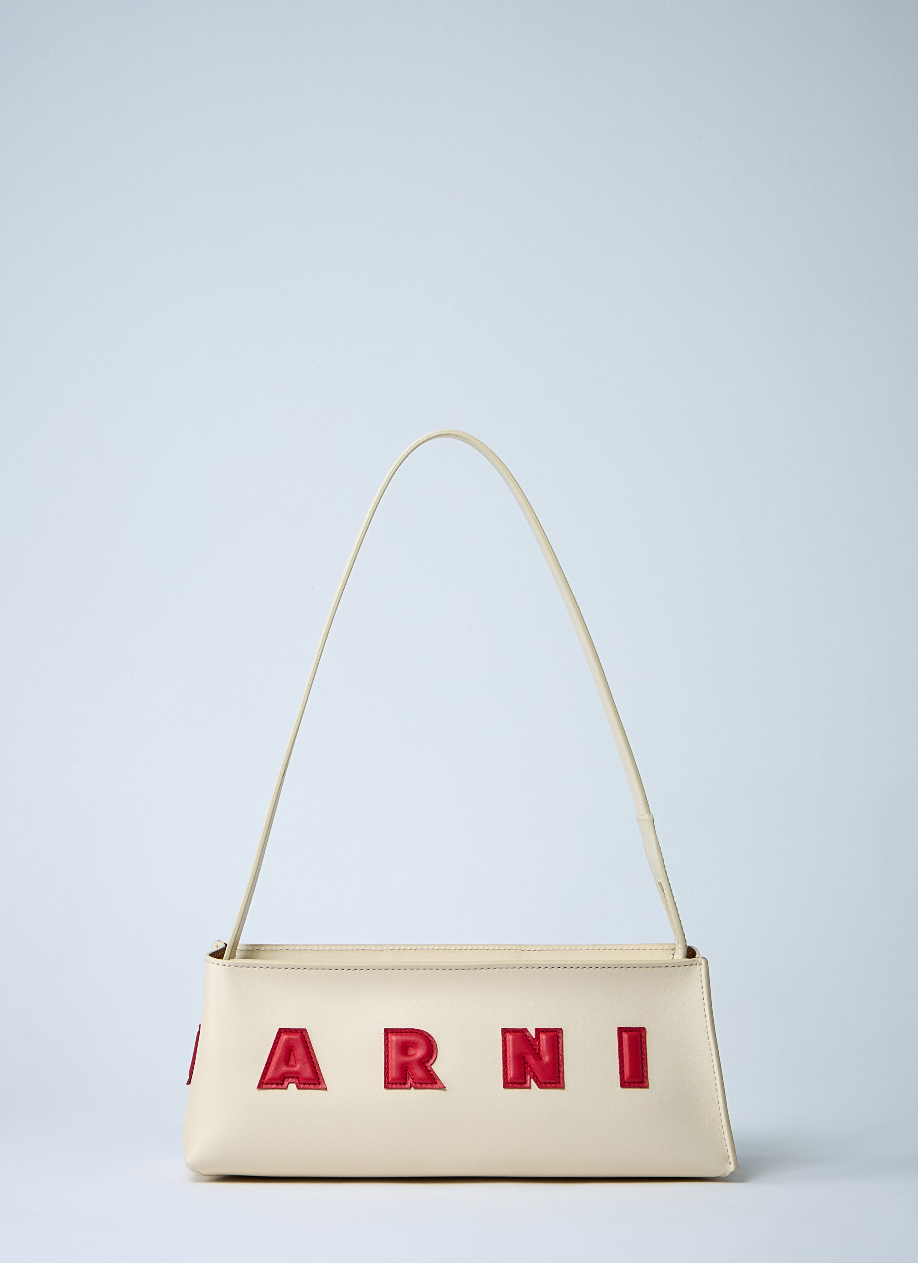 Leather Baguette Musuem Shoulder Bag