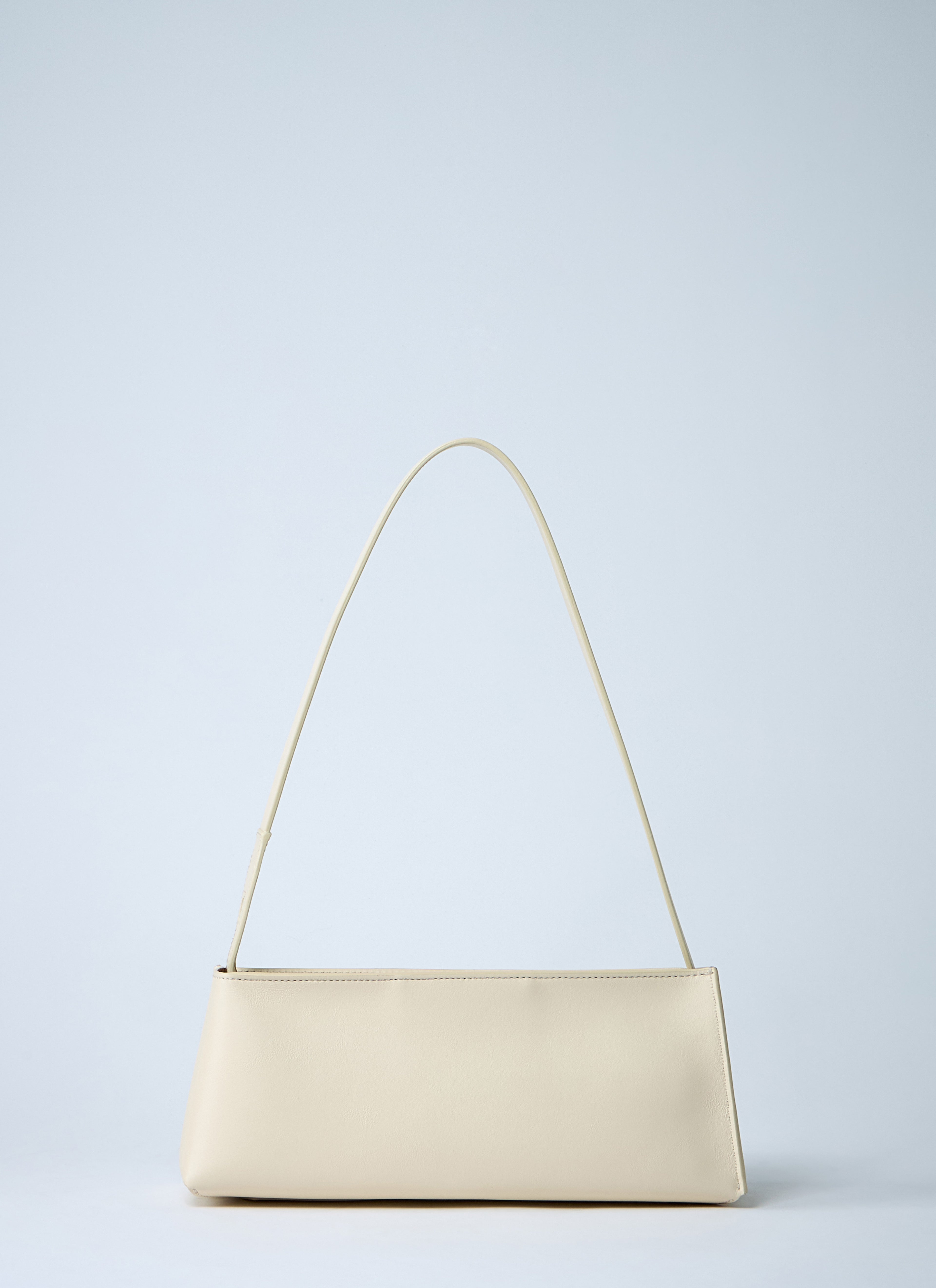 Leather Baguette Musuem Shoulder Bag