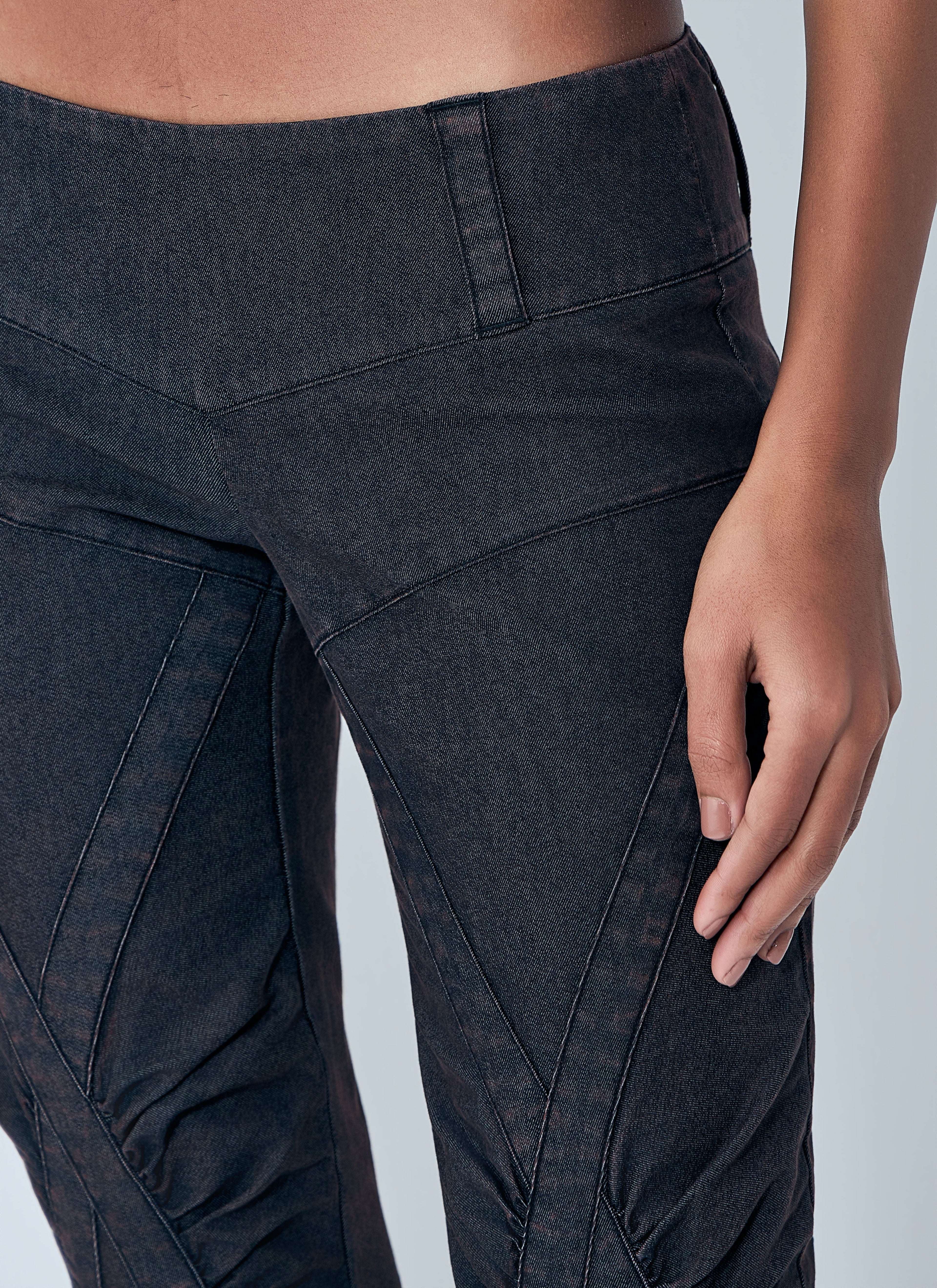 Cropped Flared Jeans