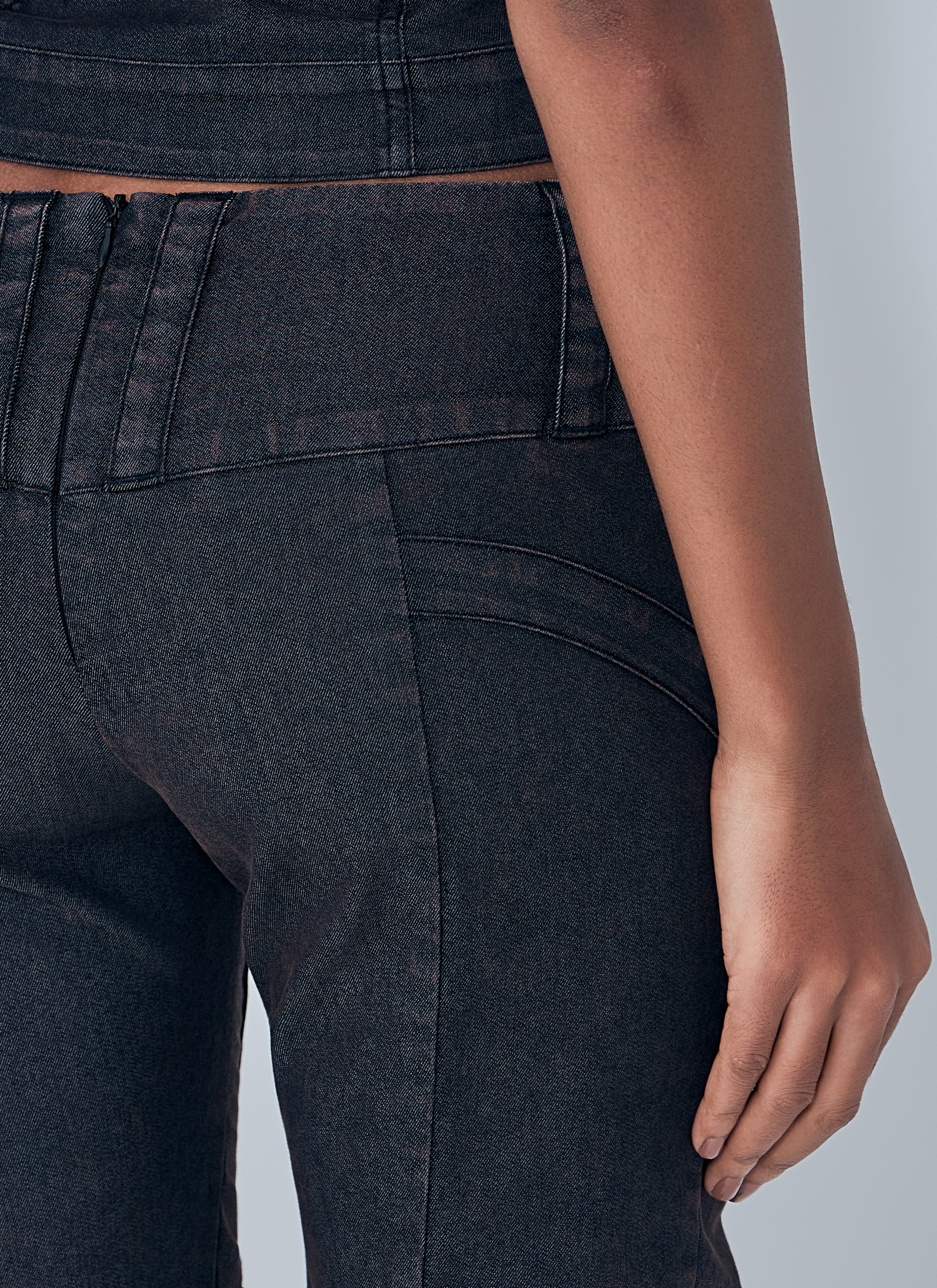 Cropped Flared Jeans