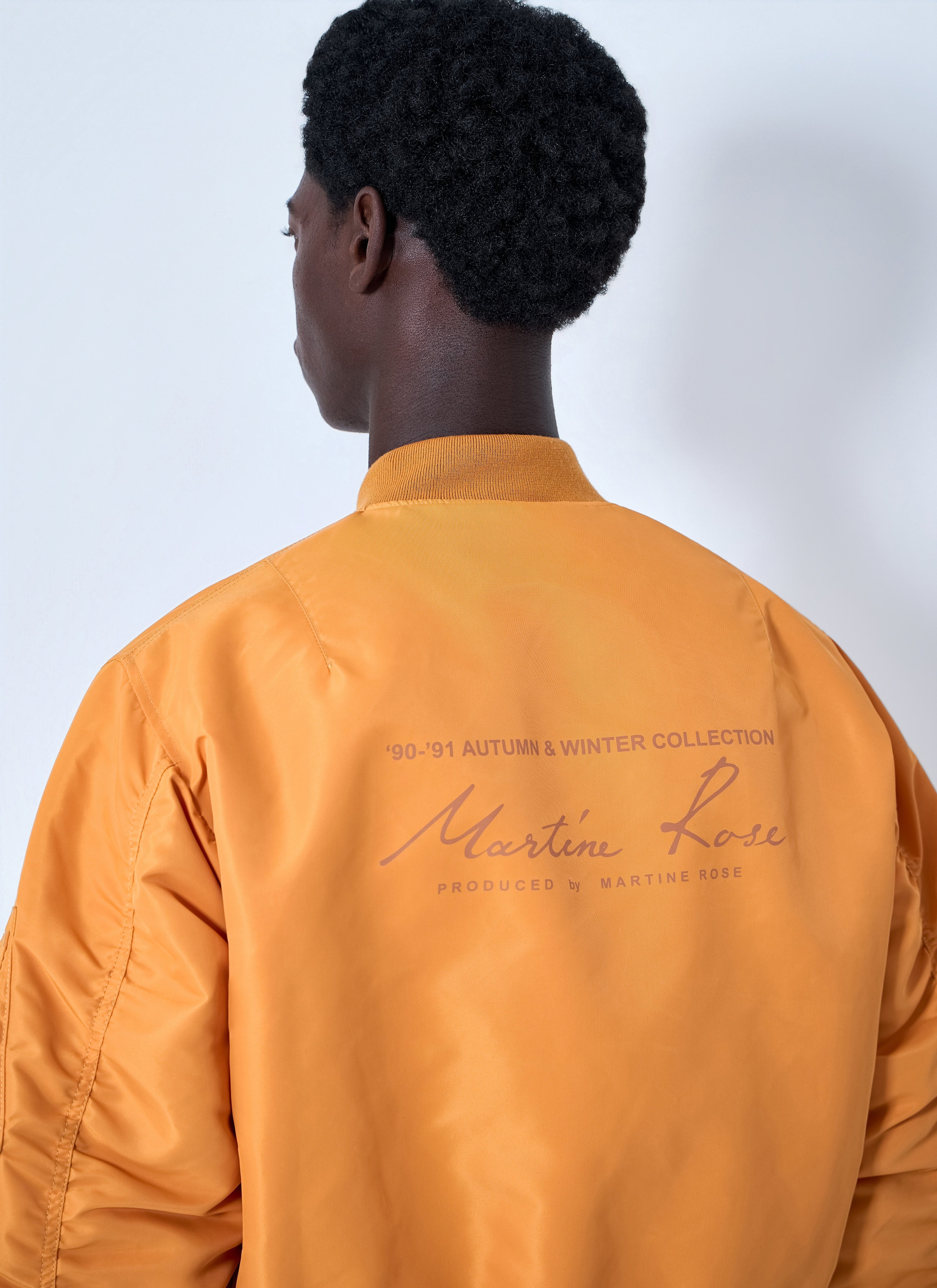 Bomber Jacket with Ribbed Trims