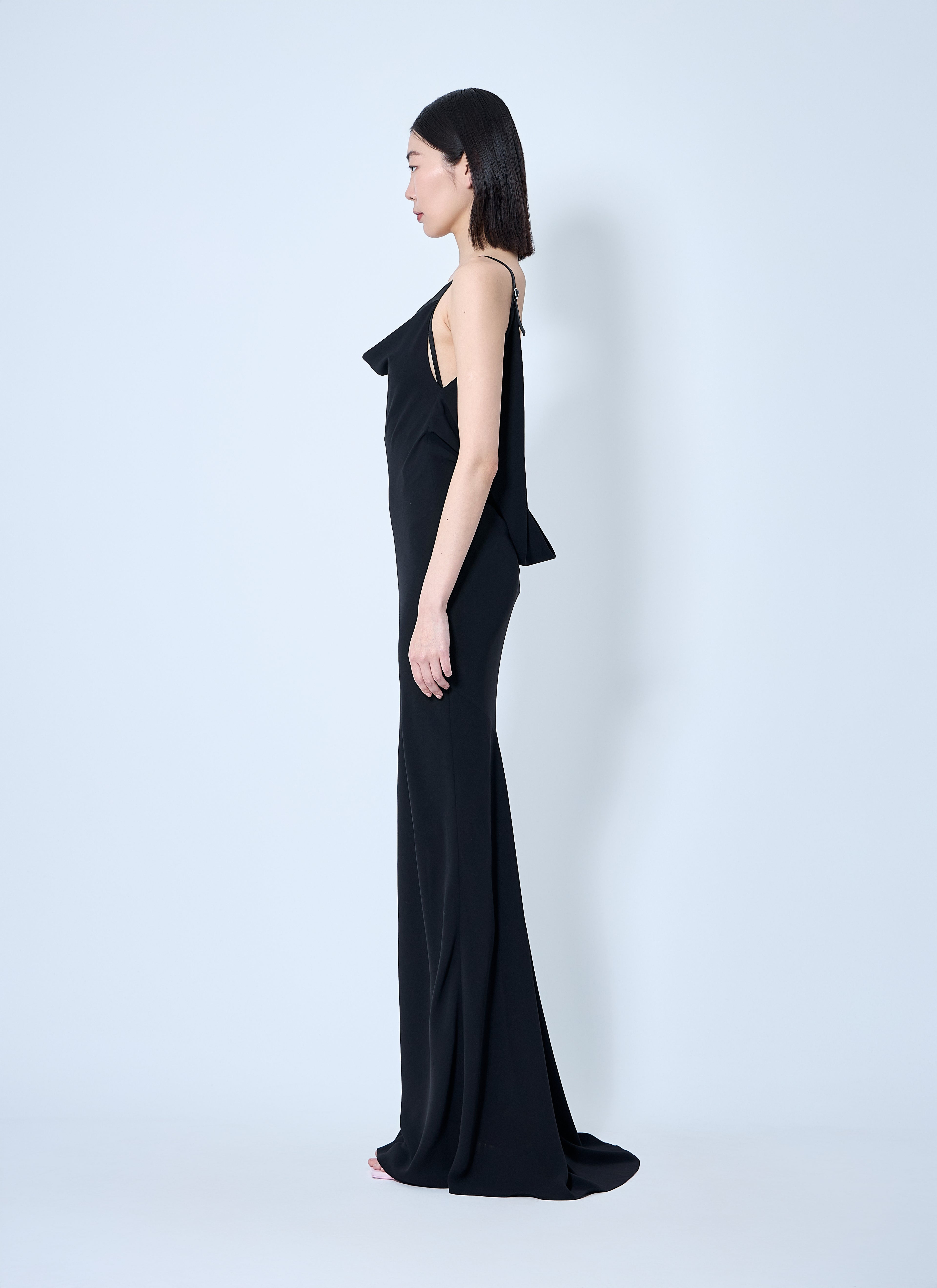 Crepe Maxi Dress
