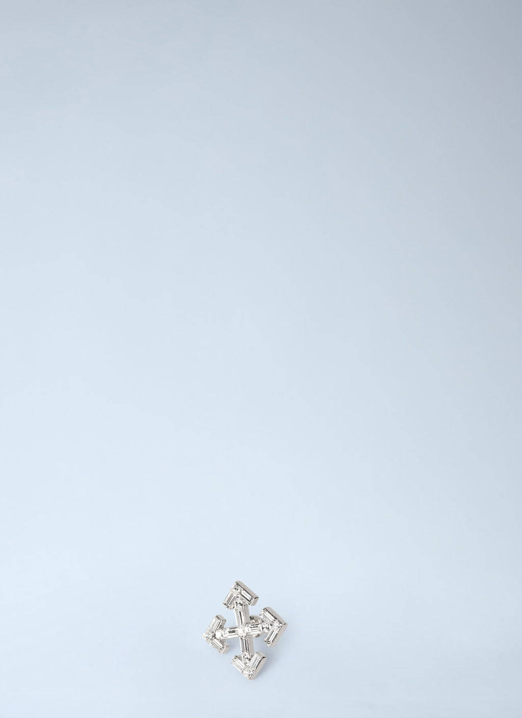 Bling Arrow Mono Earring