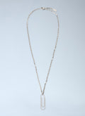 Paperclip Strass Necklace