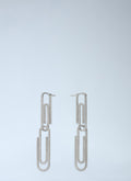Paperclip Strass Earrings