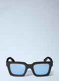 Clip On Light Blue Lens Sunglasses