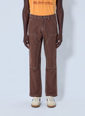 Contrast Stitch Cargo Trousers
