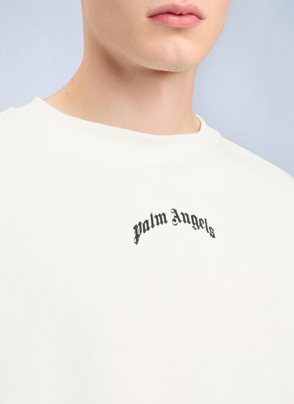 Back Curved Logo Loose Sweatshirt
