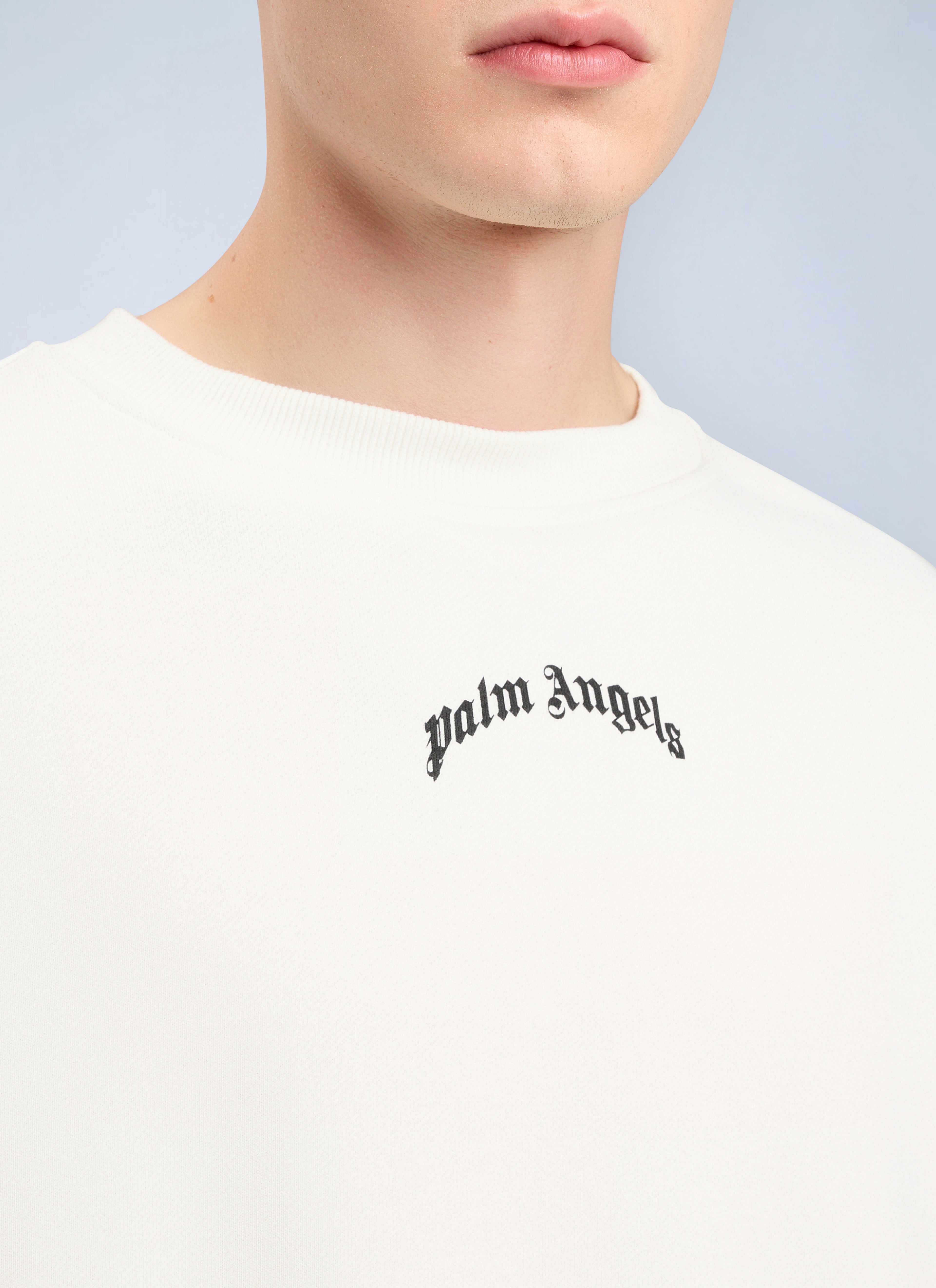 Back Curved Logo Loose Sweatshirt
