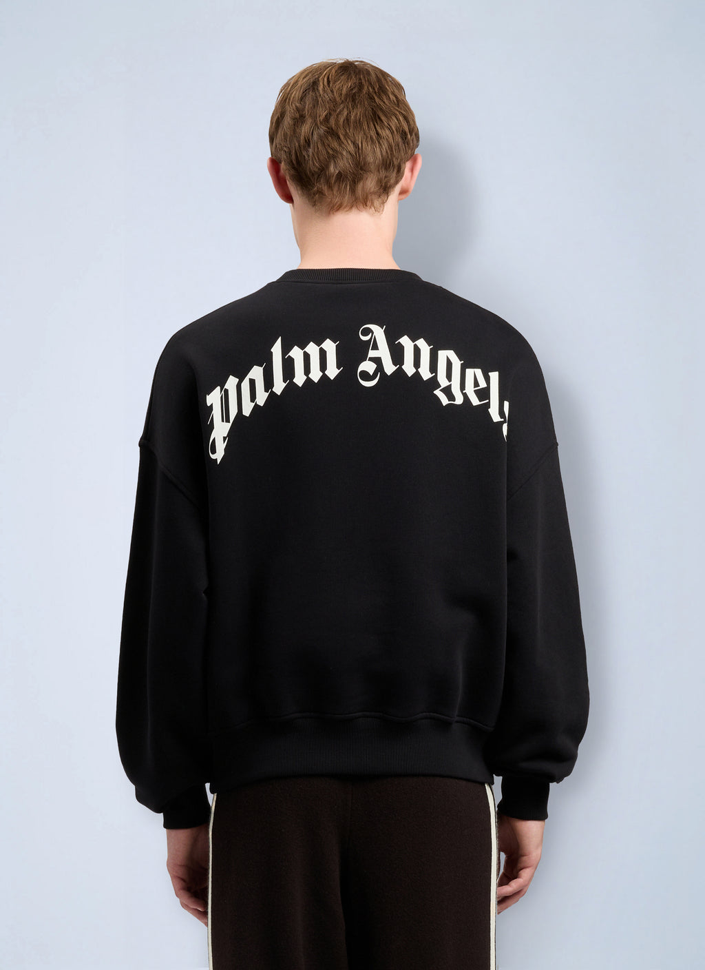 Back Curved Logo Loose Sweatshirt