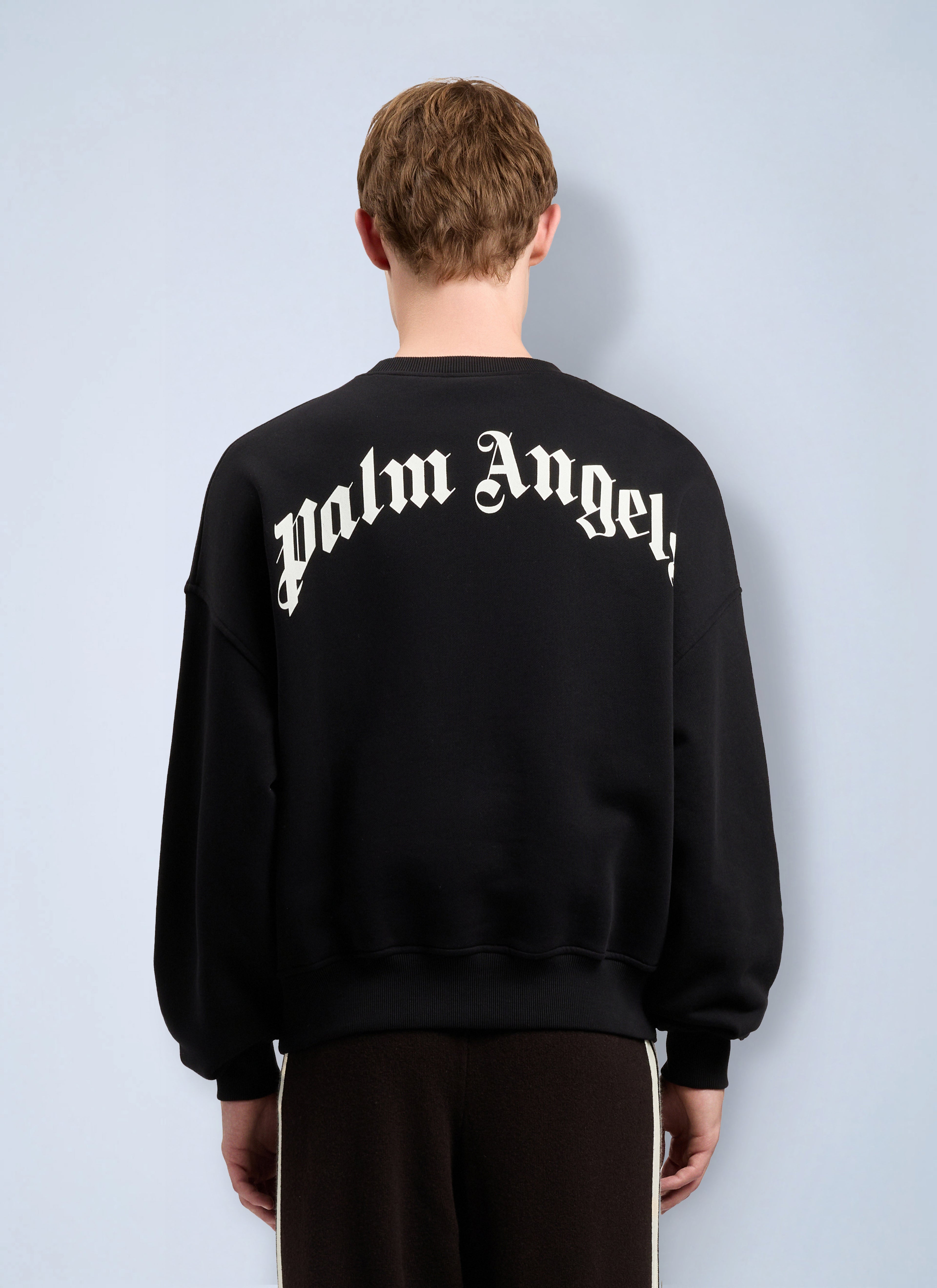 Back Curved Logo Loose Sweatshirt