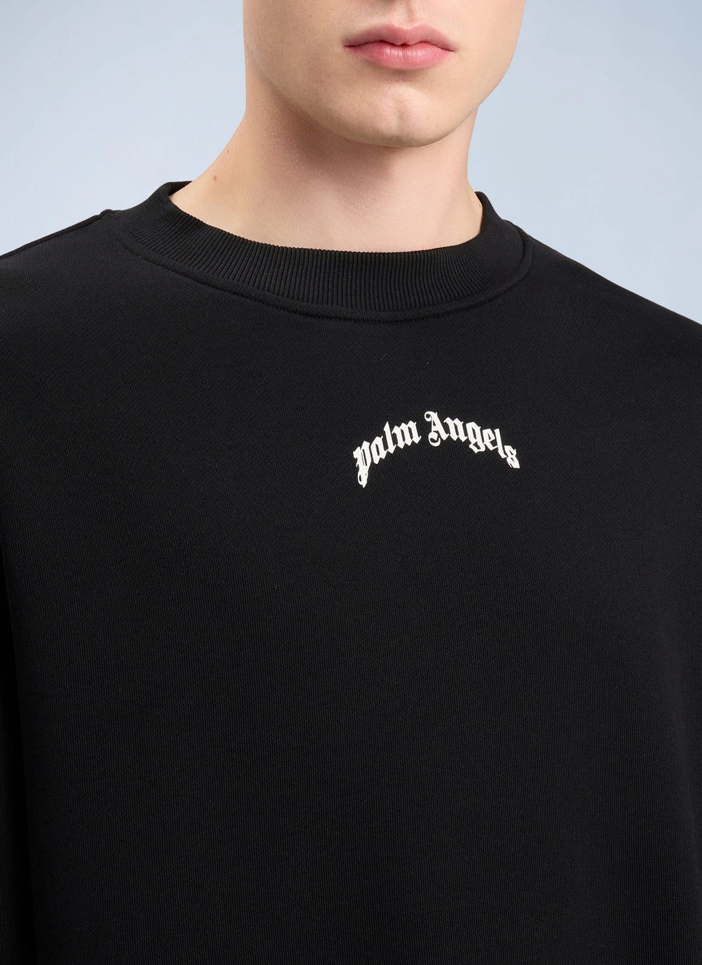 Back Curved Logo Loose Sweatshirt