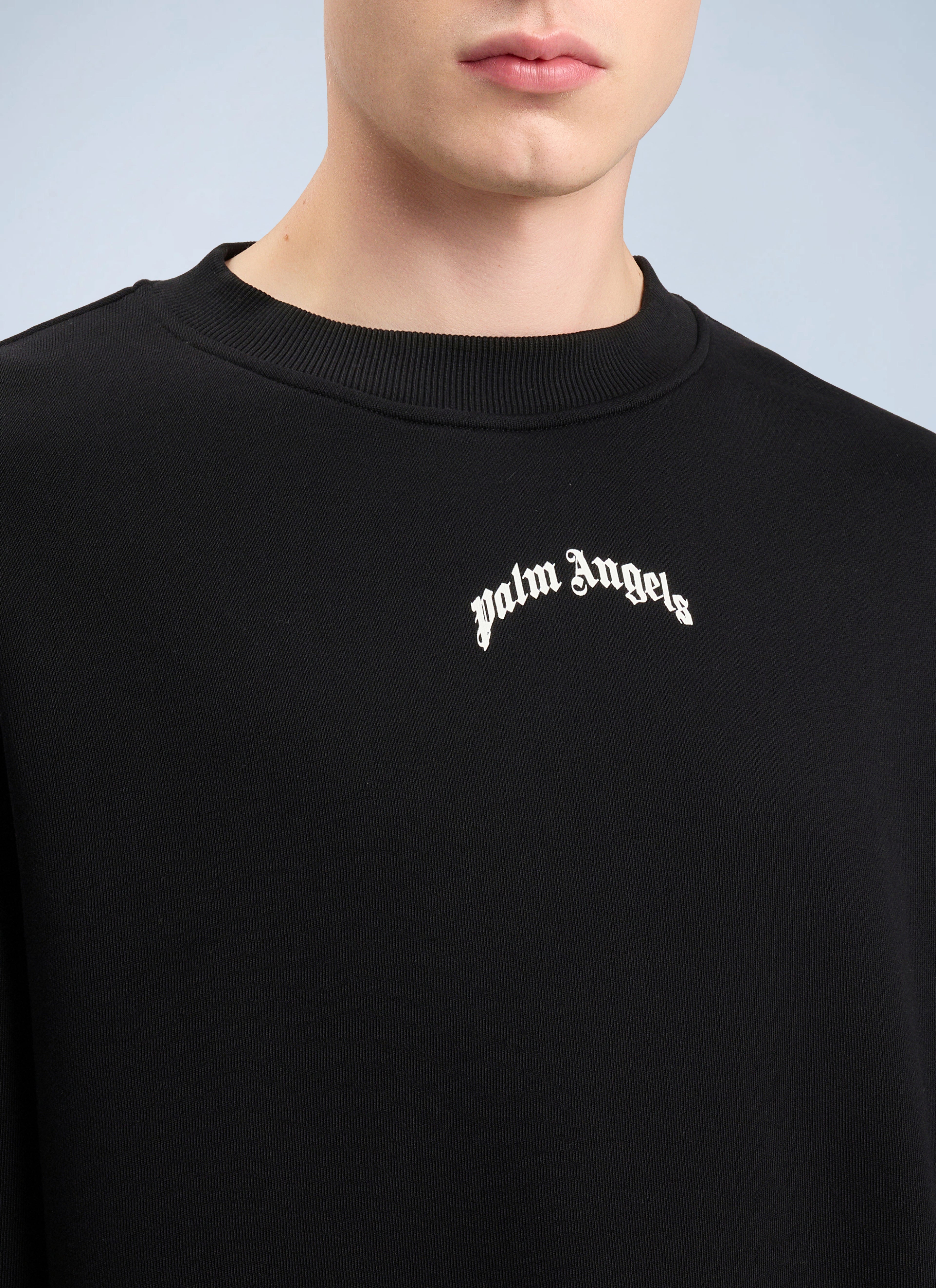 Back Curved Logo Loose Sweatshirt