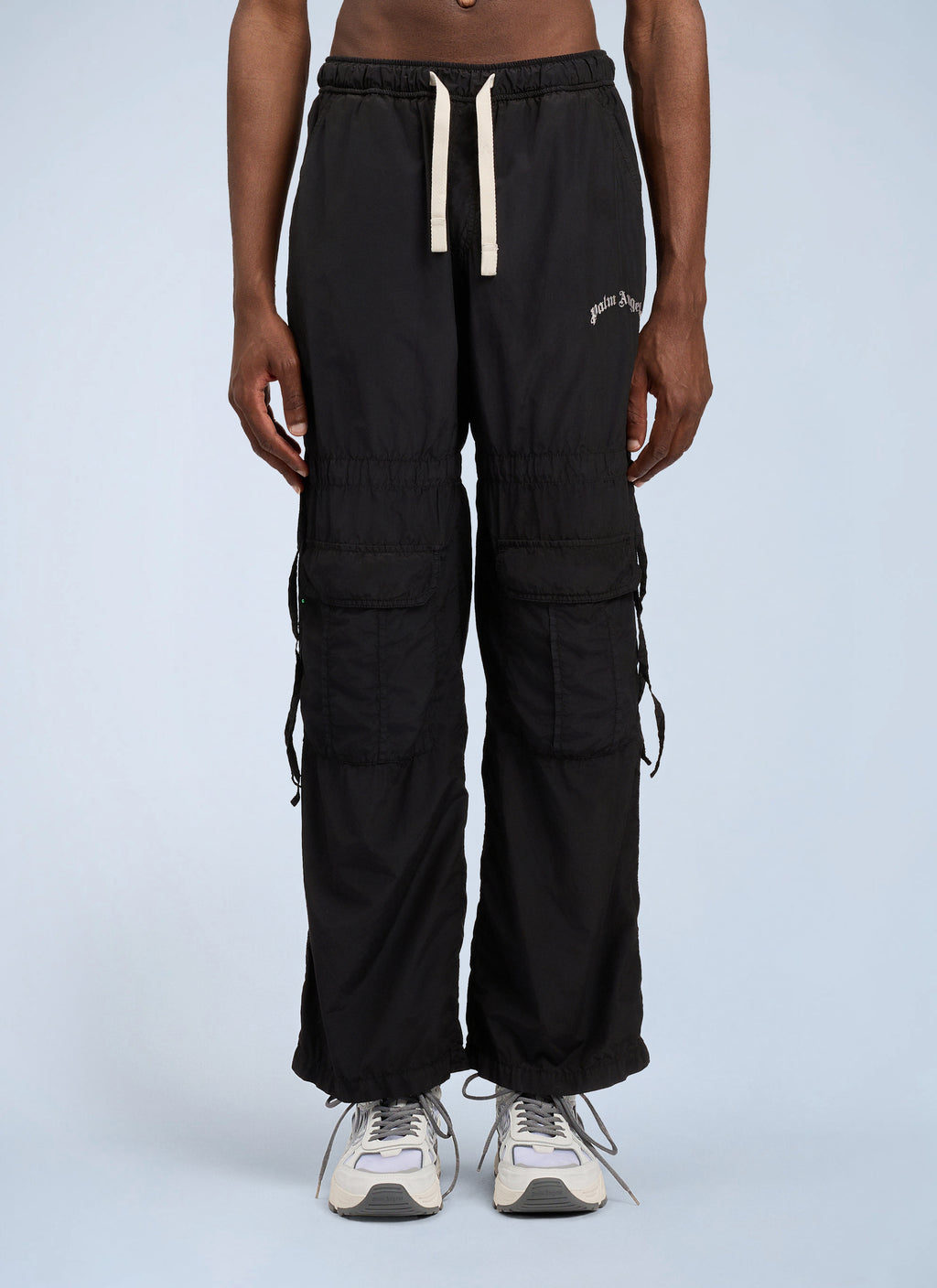 Curved Logo Draws Cargo Pants