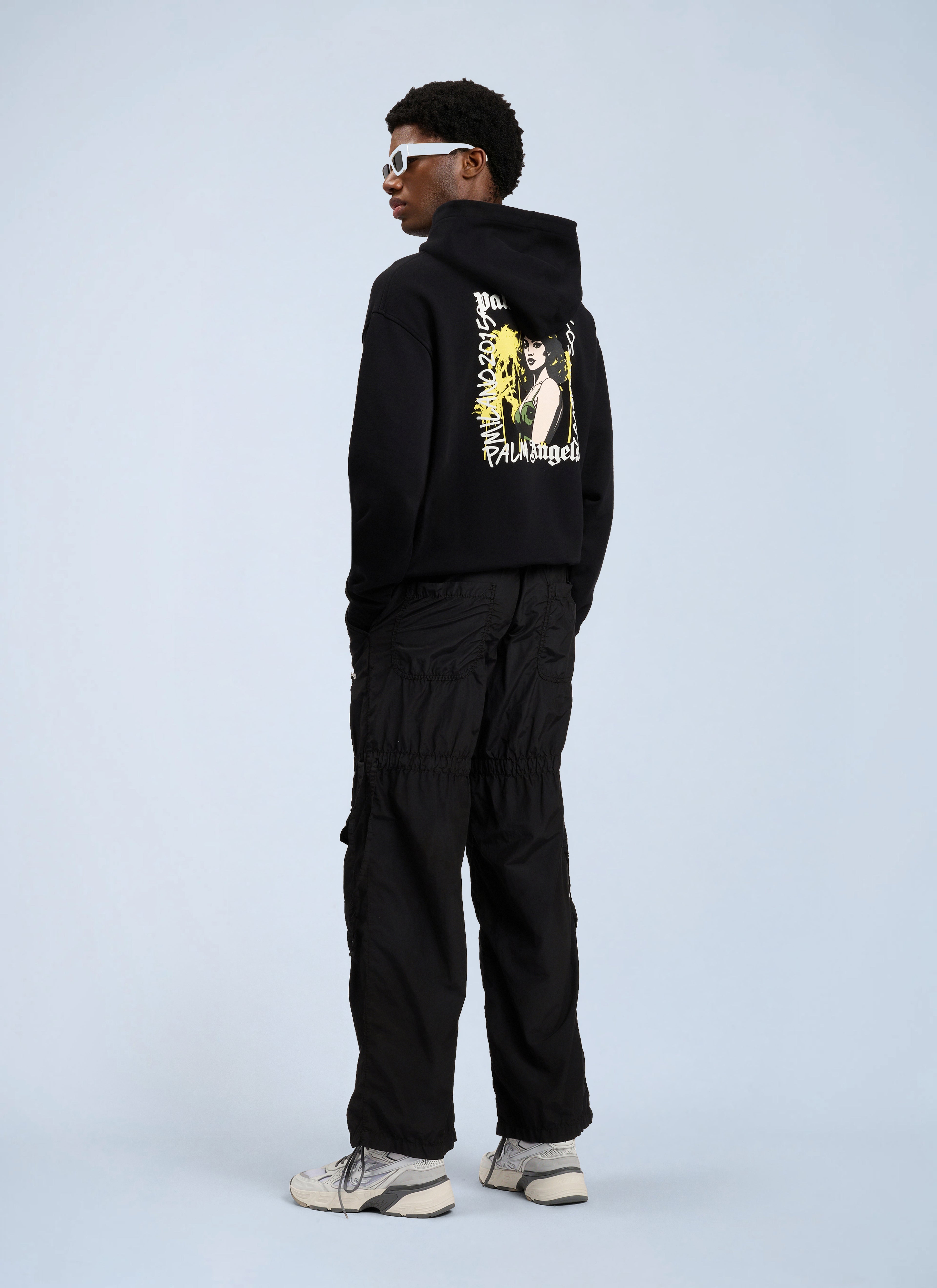 Curved Logo Draws Cargo Pants