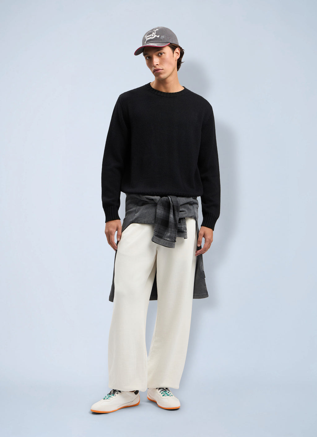 Back Curved Logo Sweater