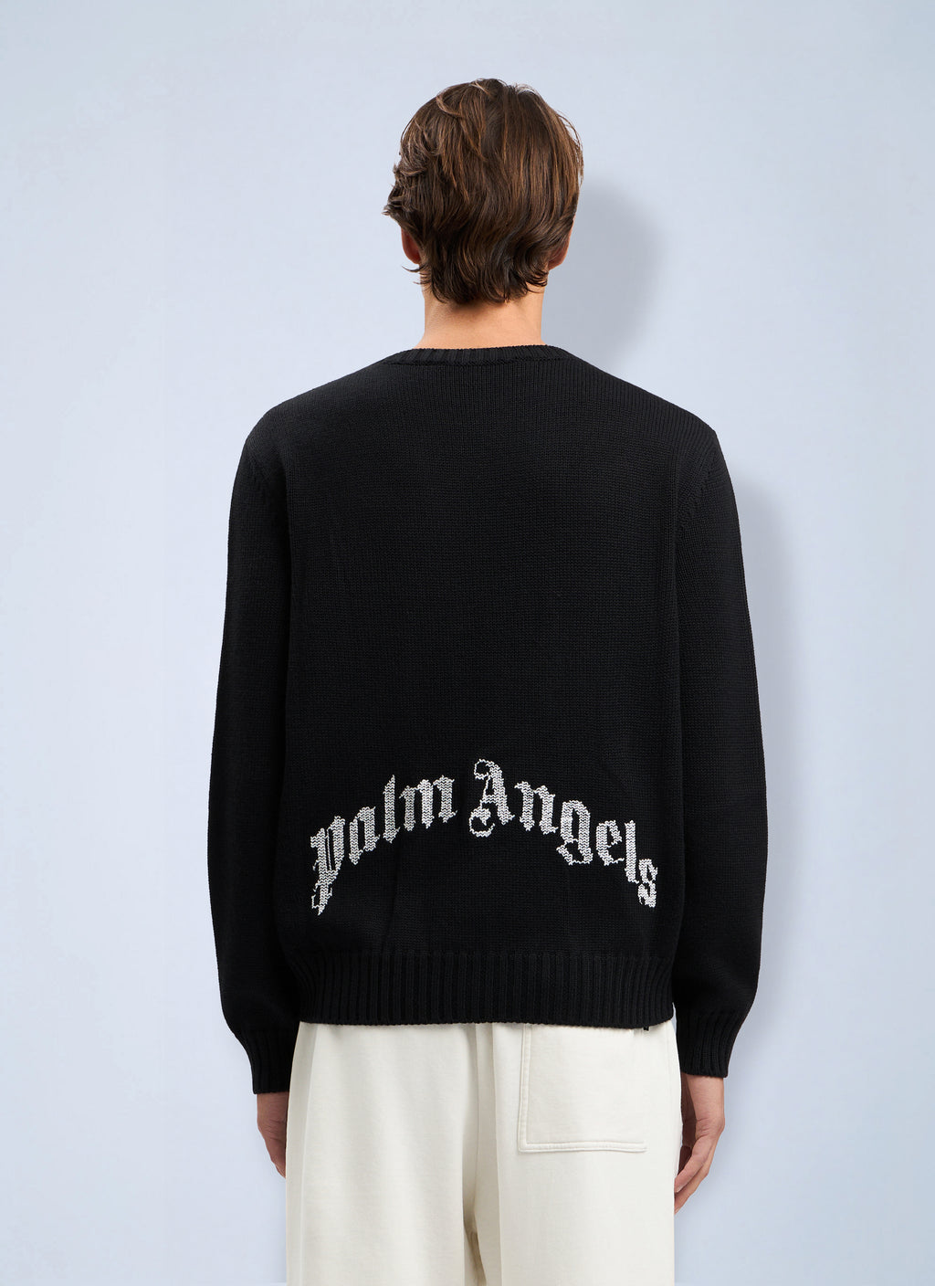 Back Curved Logo Sweater